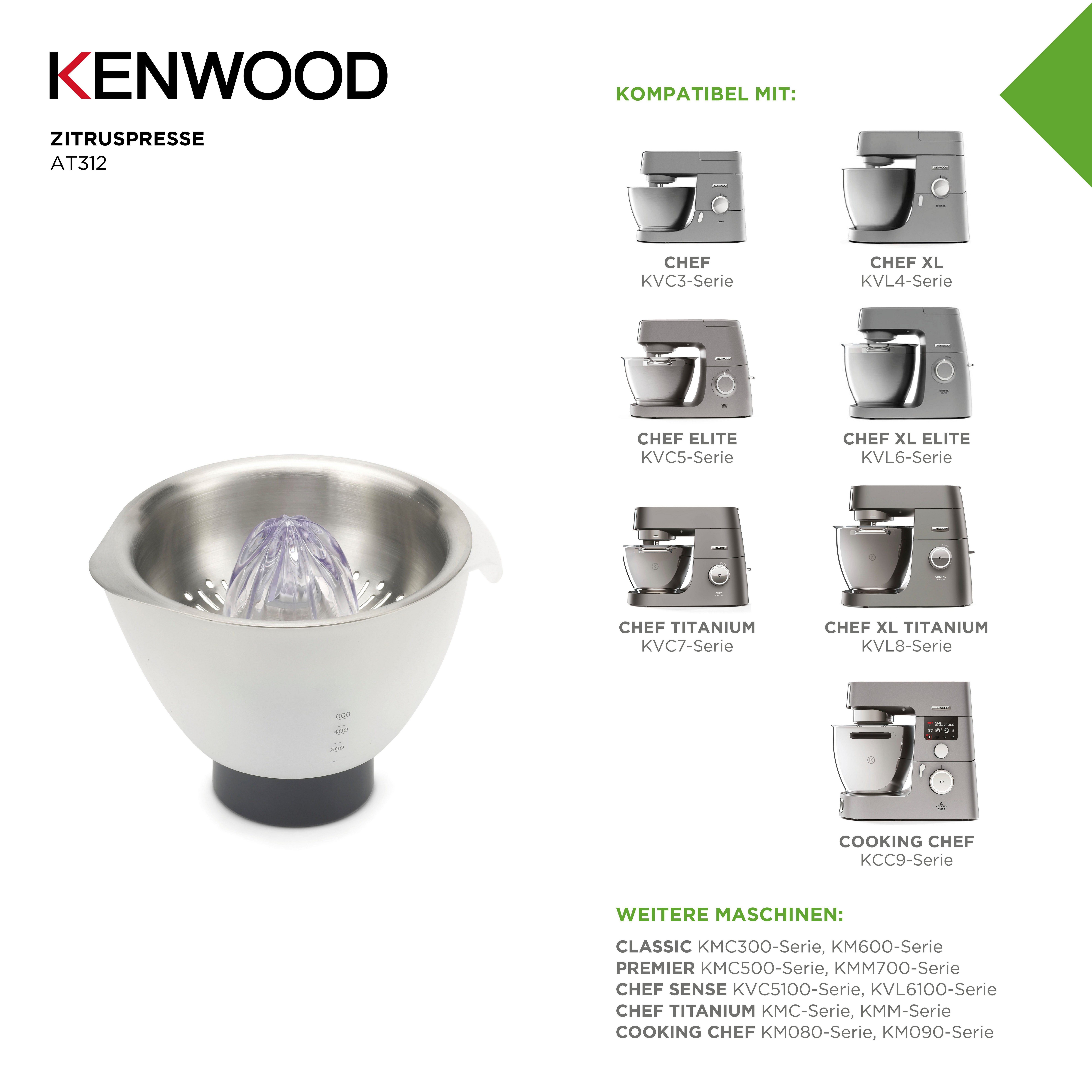 KENWOOD Citruspersopzet AT312