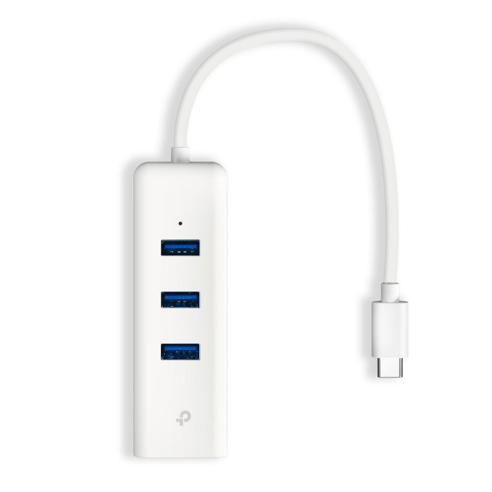 TP-Link Laptop-dockingstation UE330C USB Type-C 3-Poorts Hub & Gigabit Ethernet Adapter