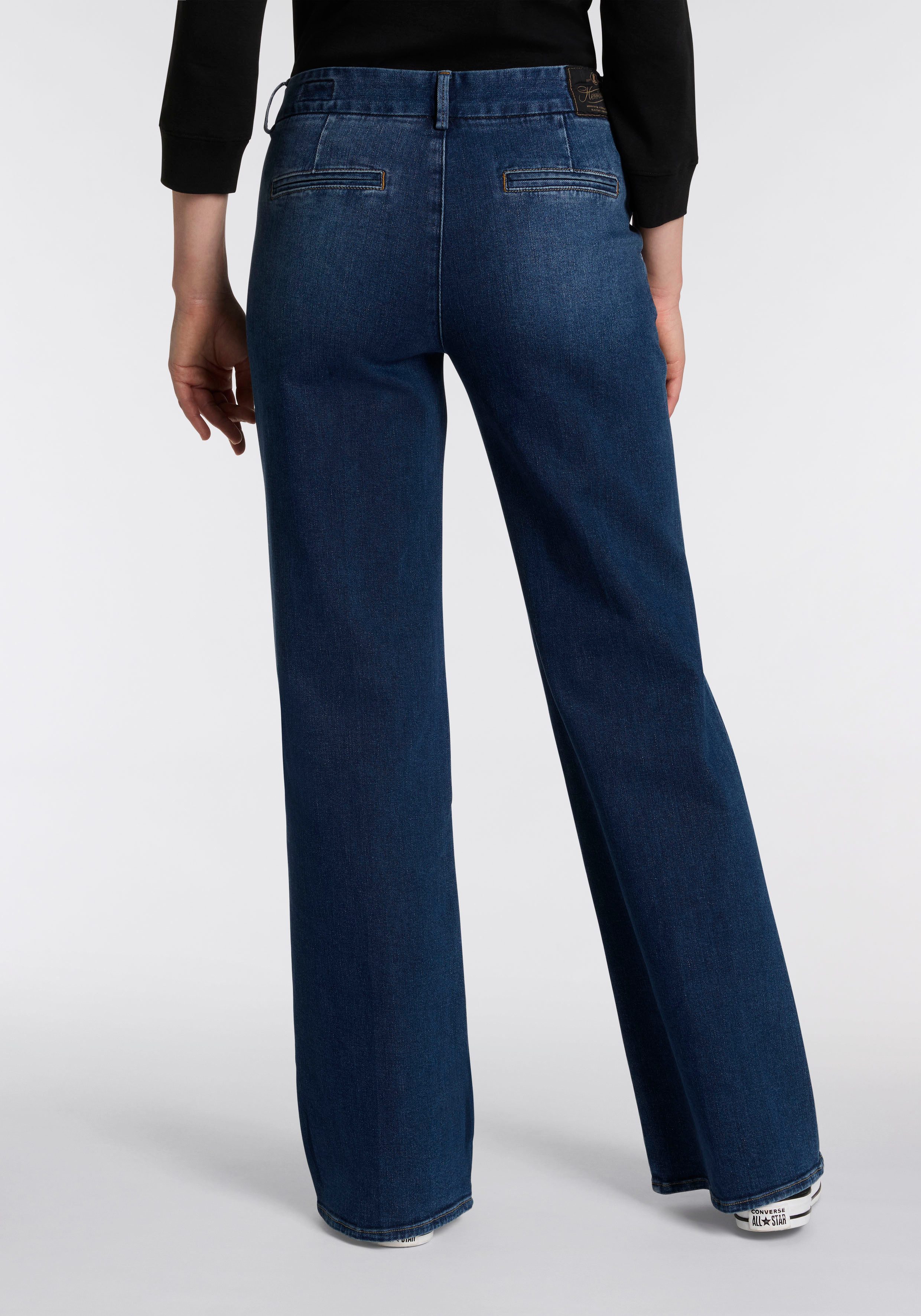 Herrlicher Wijd uitlopende jeans Lovely Flared Denim Cashmere Touch