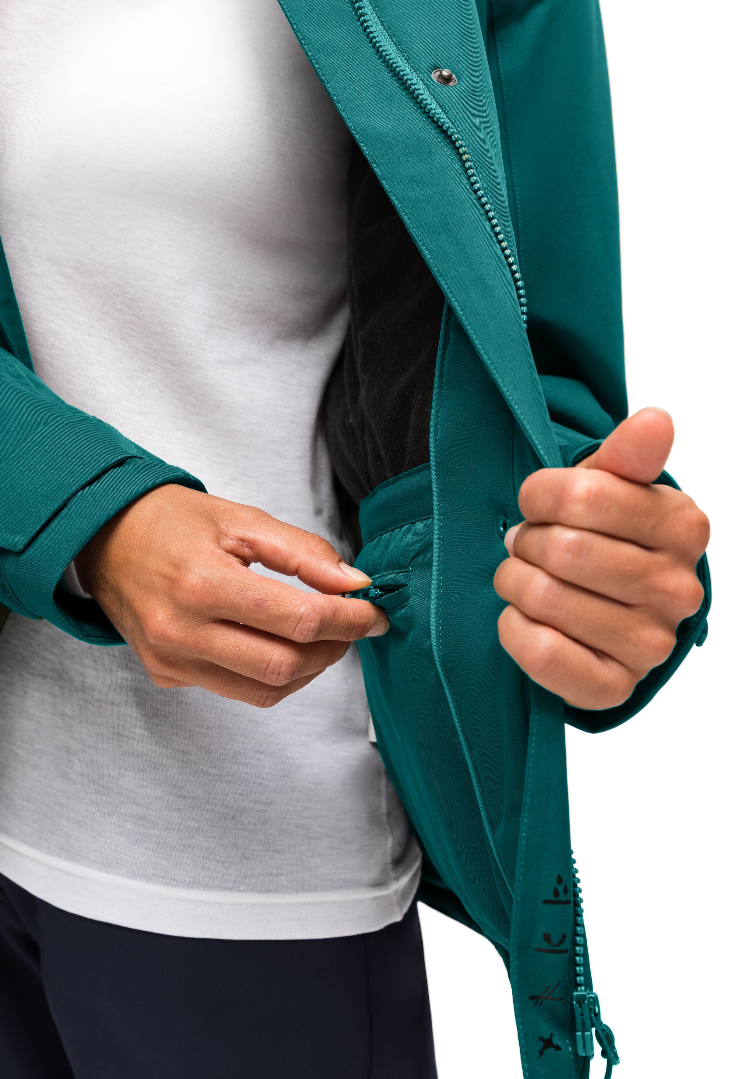 Maier Sports Functioneel jack Lisbon Damesjack, warm gewatteerd winterjack, wind/waterdicht, regular fit