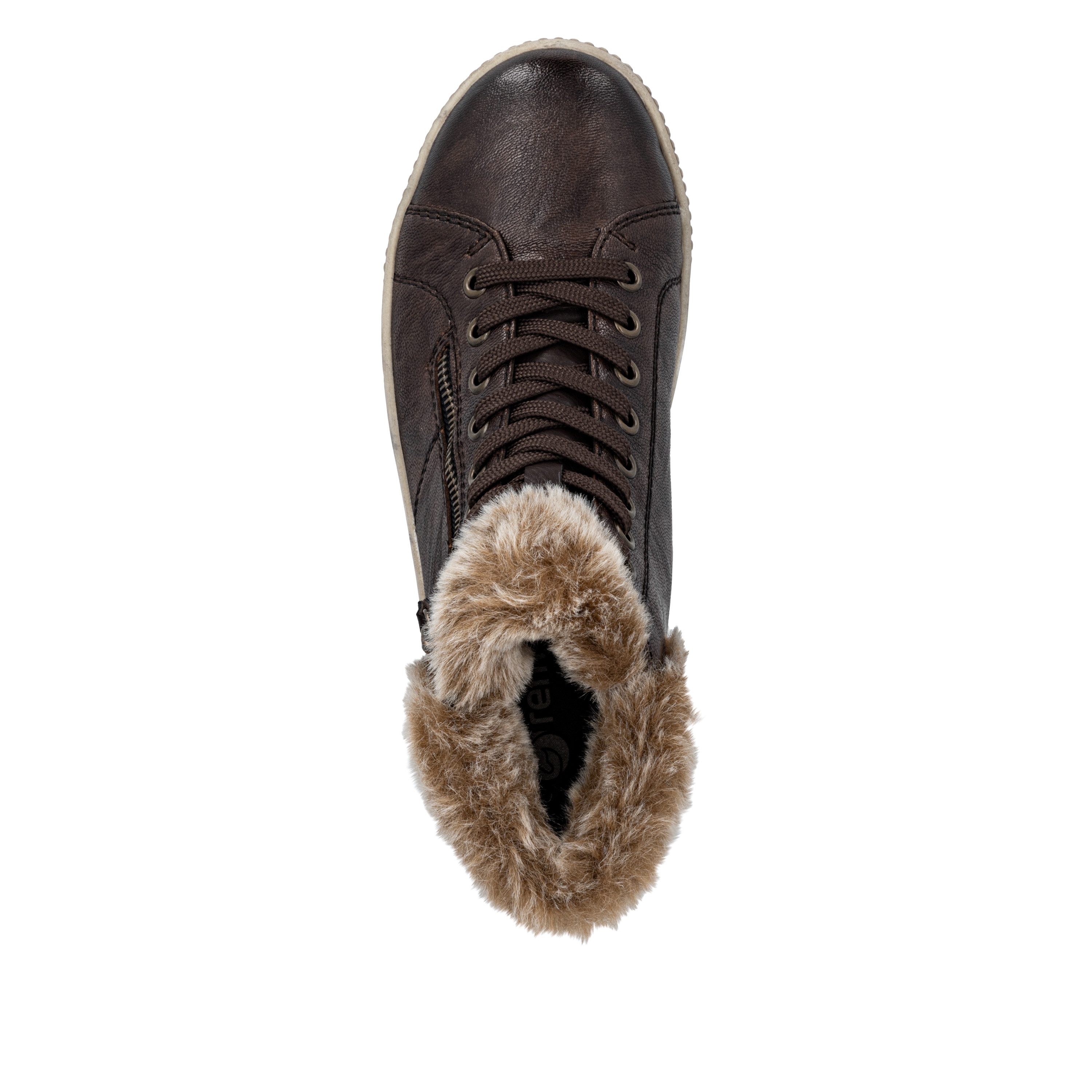 Remonte Winterlaarzen , plateau, outdoorschoen veterschoenen met waterafstotende tex-membraan