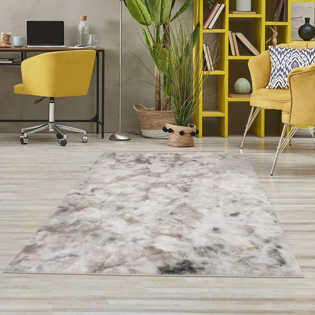 Carpet City Hoogpolig vloerkleed TOLEDO500 bijzonder zacht, 3d-effect, unikleuren