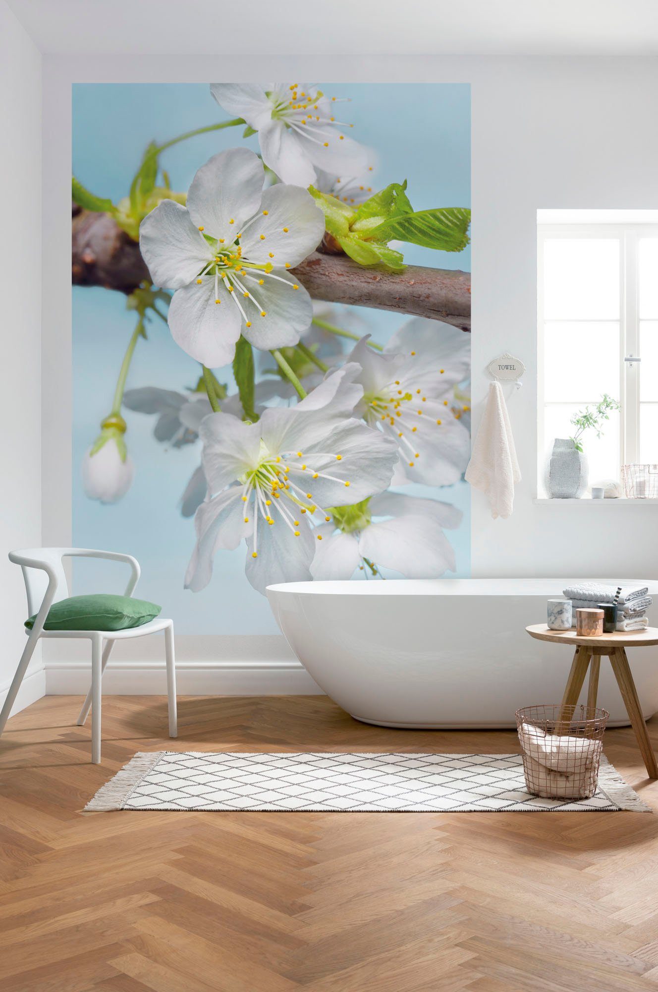 Komar Vliesbehang Vlies - Blossom - Afmeting 184 x 248 cm (2 stuks)