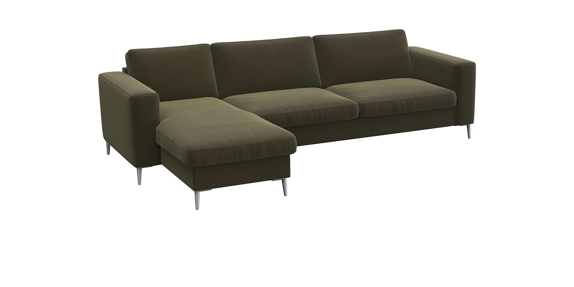 FLEXLUX Hoekbank Fiore, super zitcomfort door koudschuim in de zitting, L-vorm