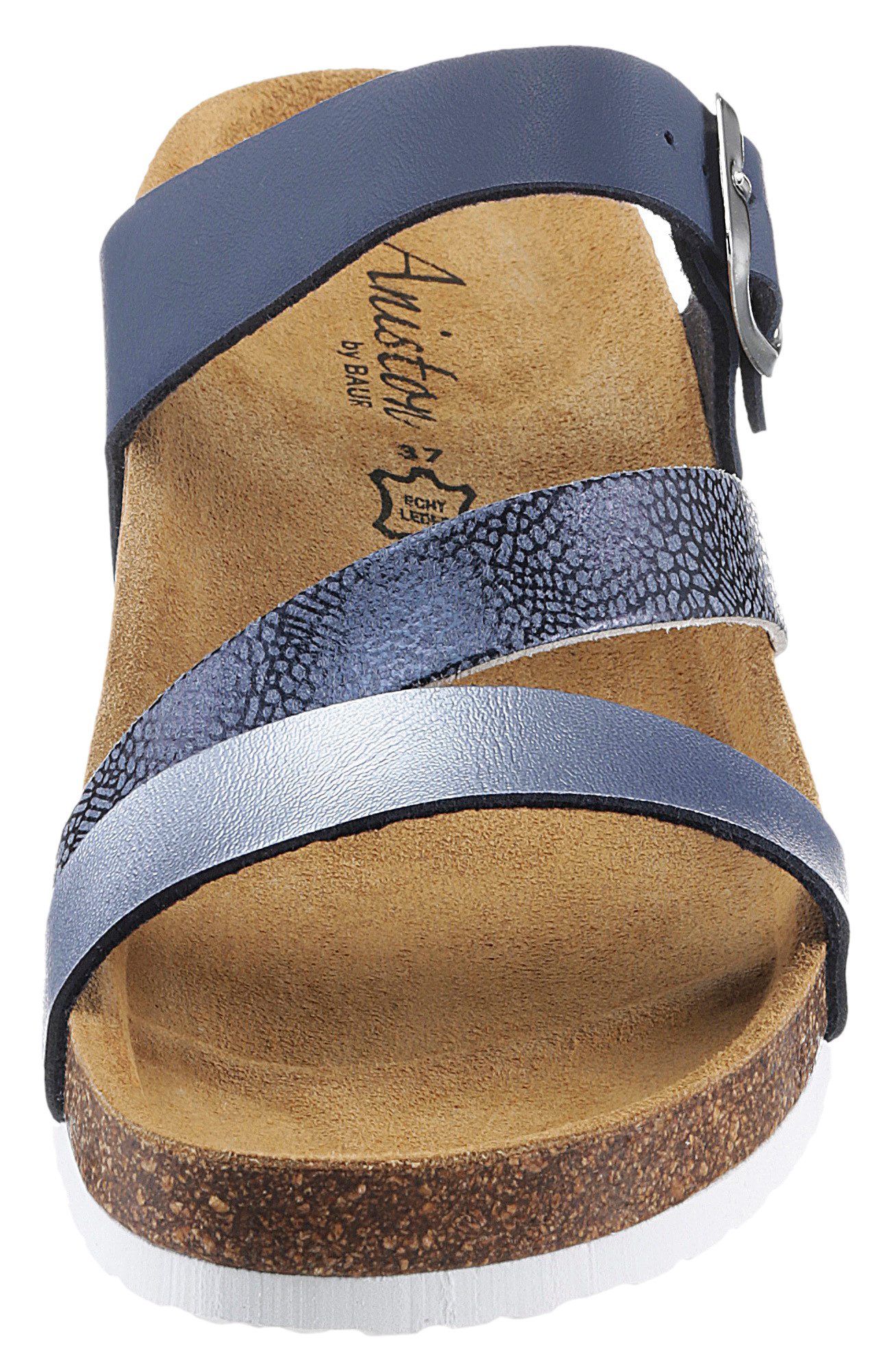 Aniston SHOES Slippers , sleehak, zomerschoen, slippers met gespsluiting