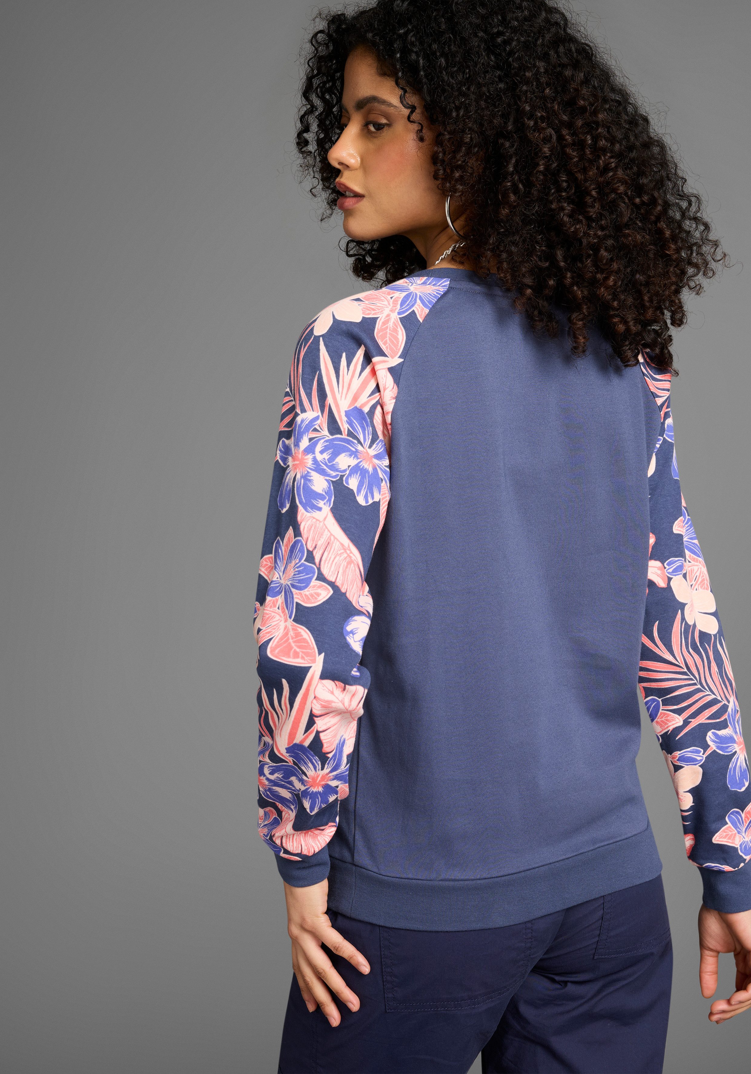 KangaROOS Sweatshirt Mouwen met bloemenprint