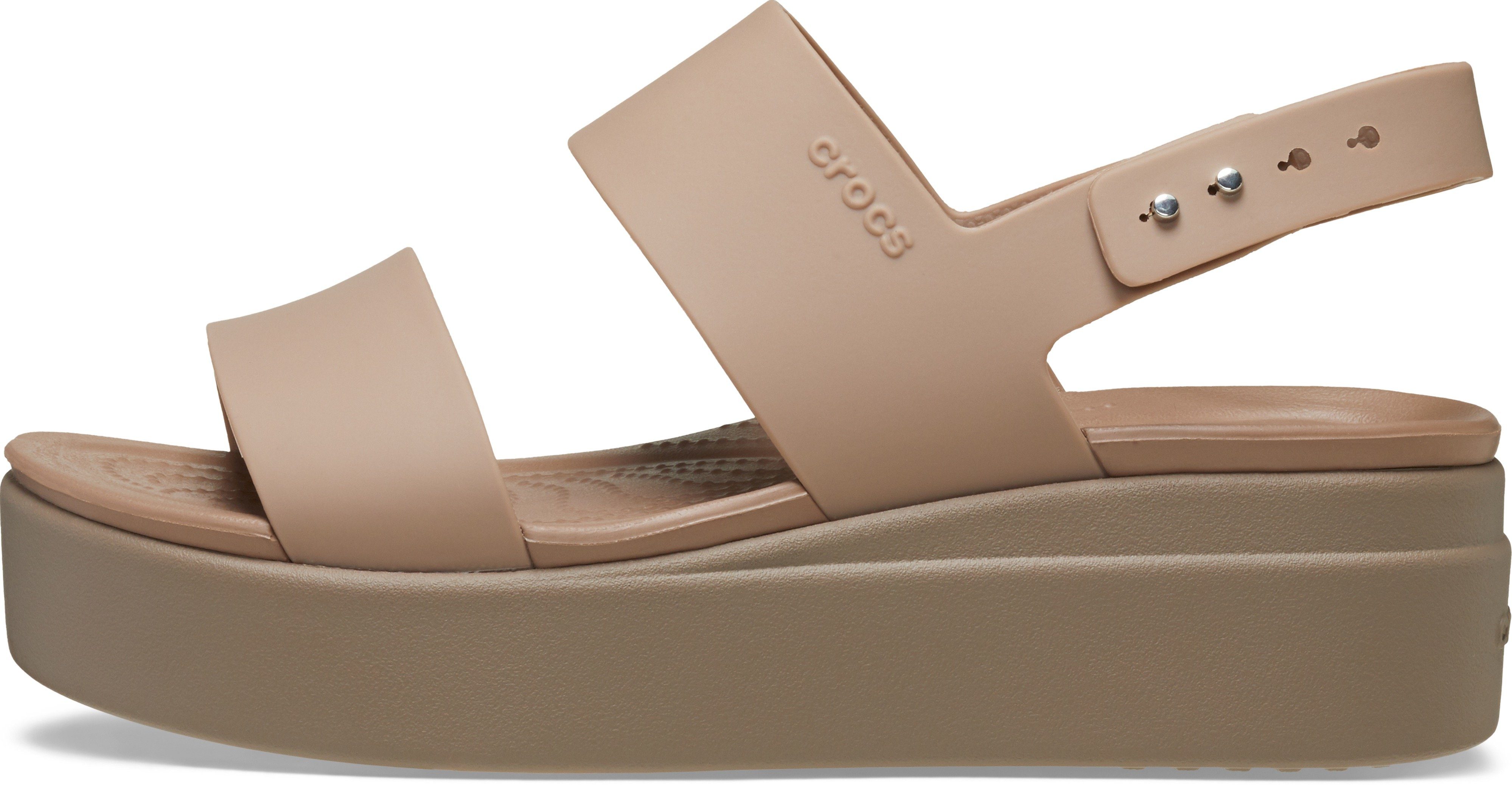 Crocs Sleehaksandaaltjes Brooklyn Low Wedge zomerschoen, sandaal, sleehak, met modieuze plateauzool