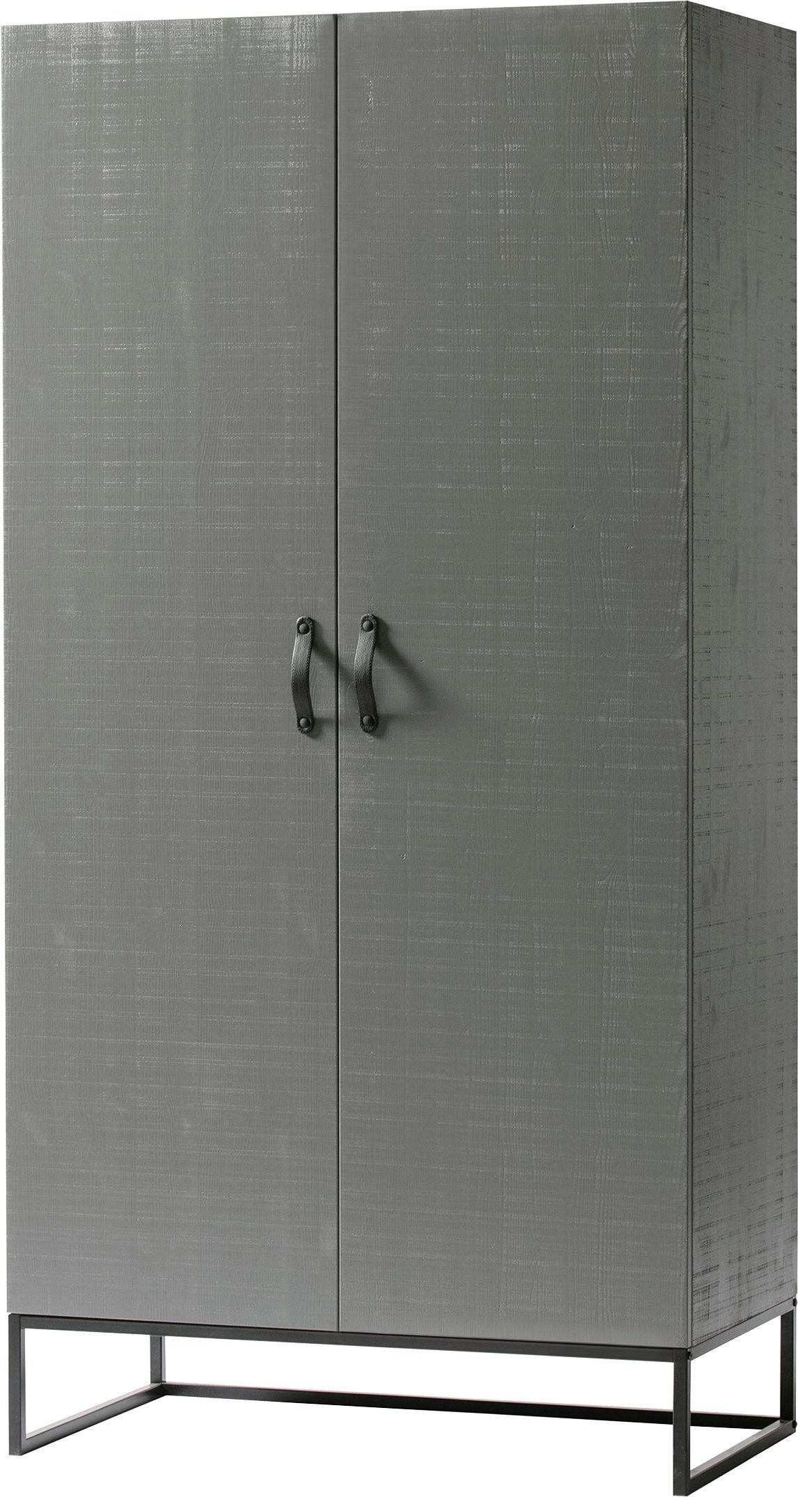 WOOOD Kledingkast MORRIS met kledingstang, massief dennenhout h 195 cm x b 100 cm