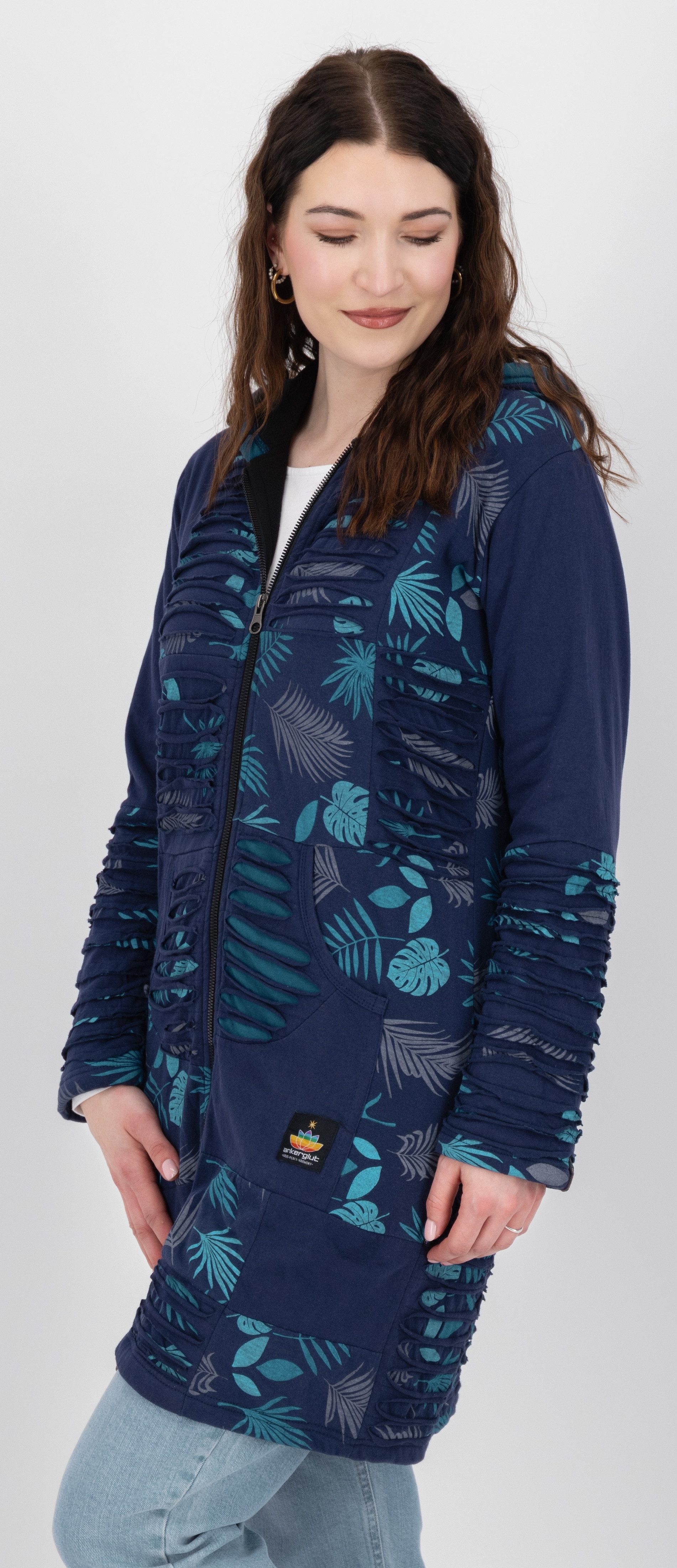DEPROC Active Fleecejack Patchwork NUNAVUT LONG WMN