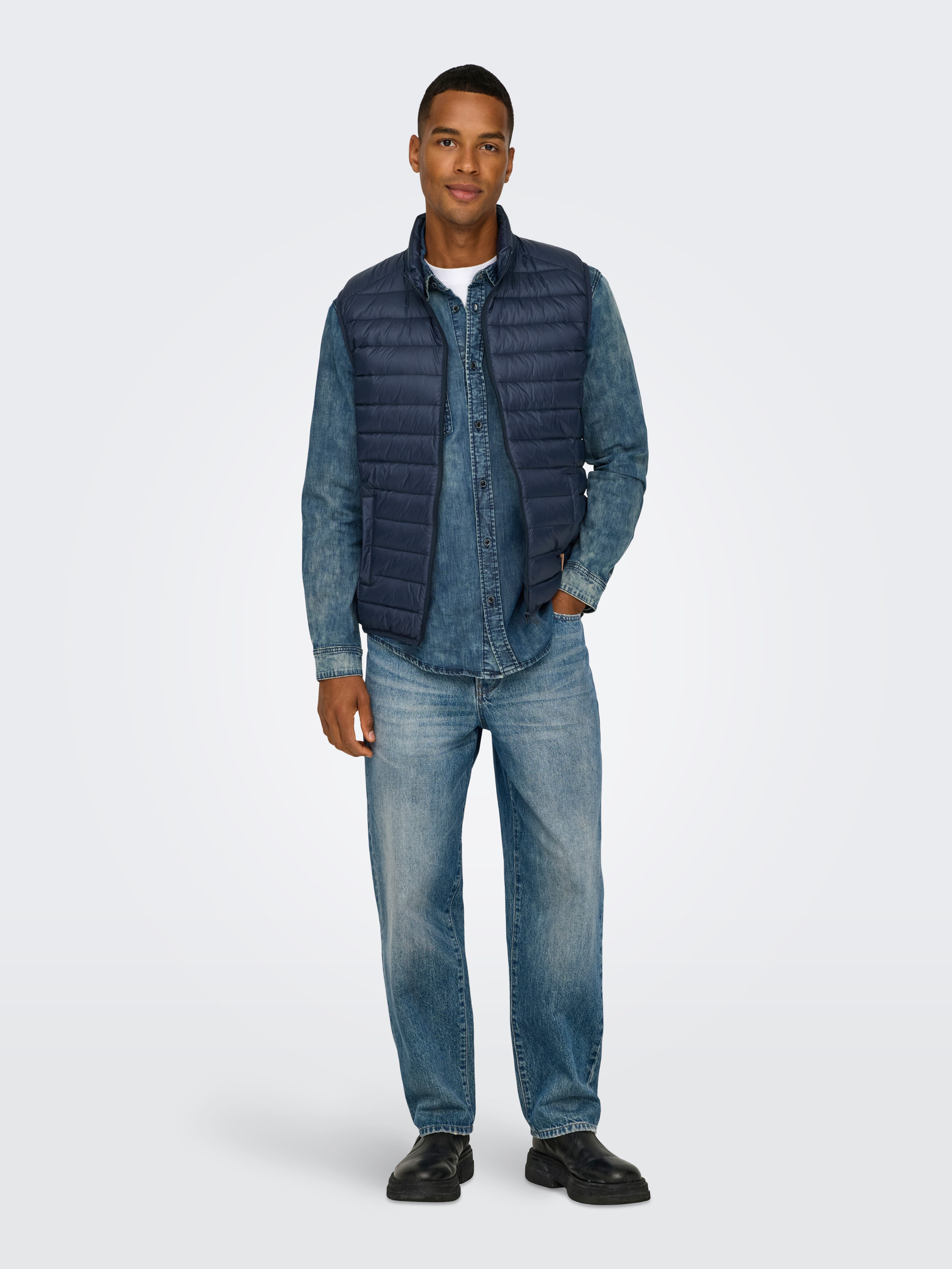 ONLY & SONS Regular fit jeans ONSEDGE STRAIGHT BROMO 0017 DOT DNM NOOS
