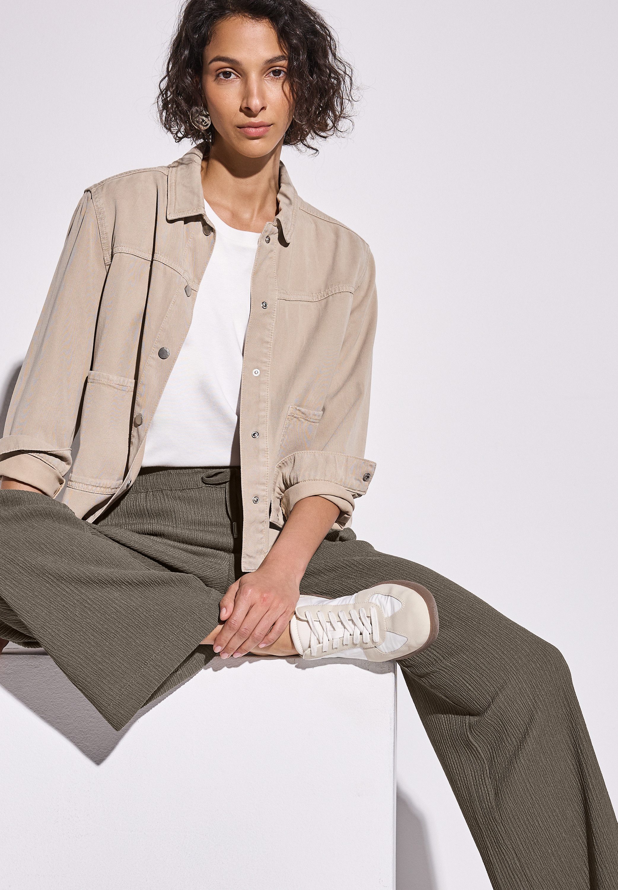 STREET ONE Stoffen broek
