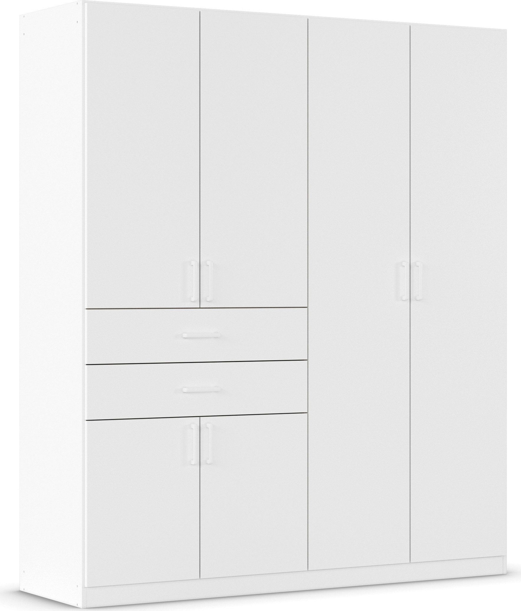 rauch Draaideurkast Kledingkast kast garderobe MAIKA met decor-front 2 lades, in verschillende breedtes, hoogtes, kleuren, made in germany