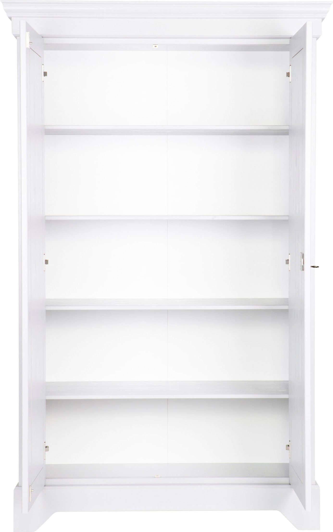 WOOOD Kledingkast Isabel met 4 vakken, h 191 cm x b 118 cm