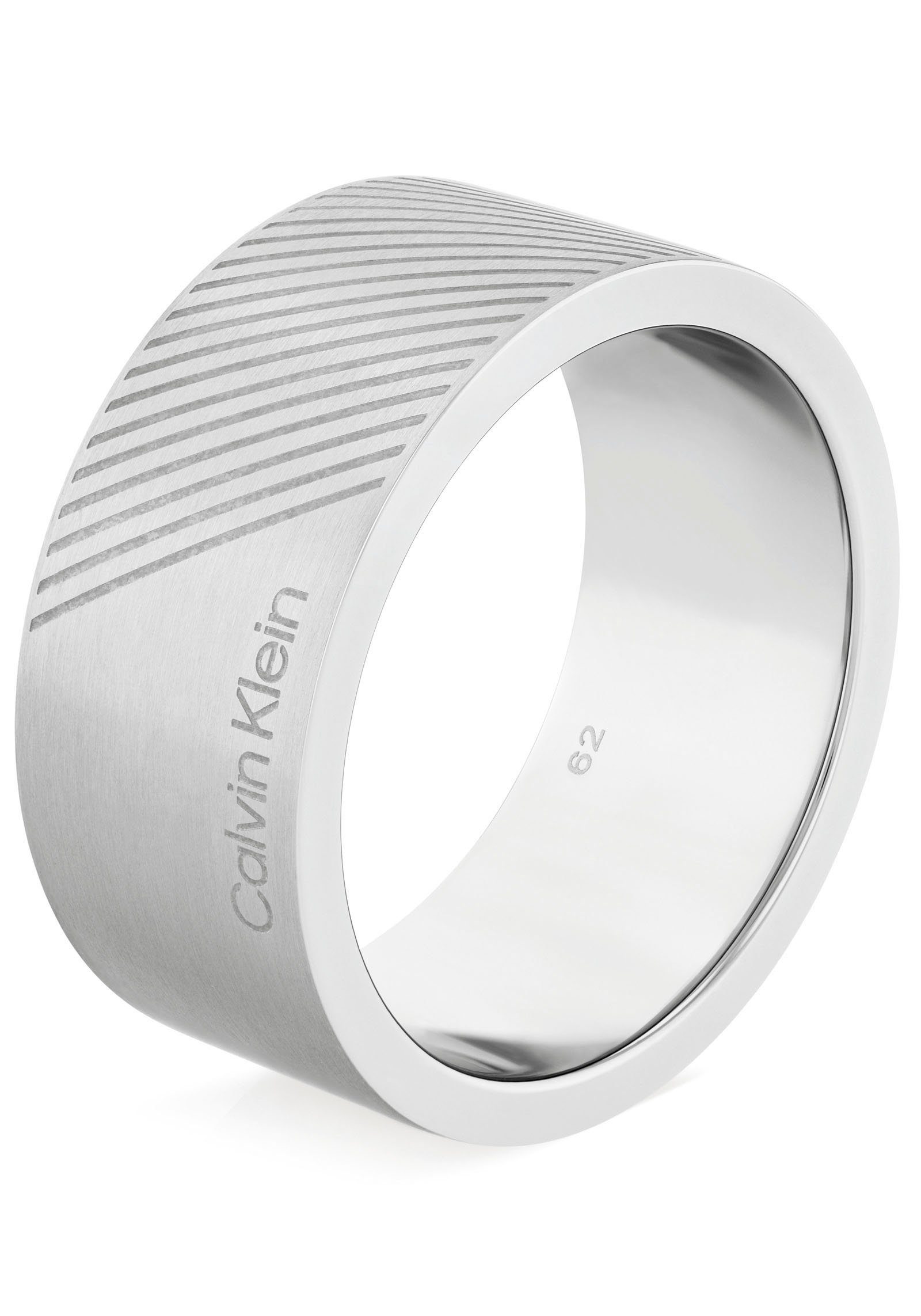 Calvin Klein Ring Sieraden roestvrij staal vinger ring herenring ARCHITECTURAL