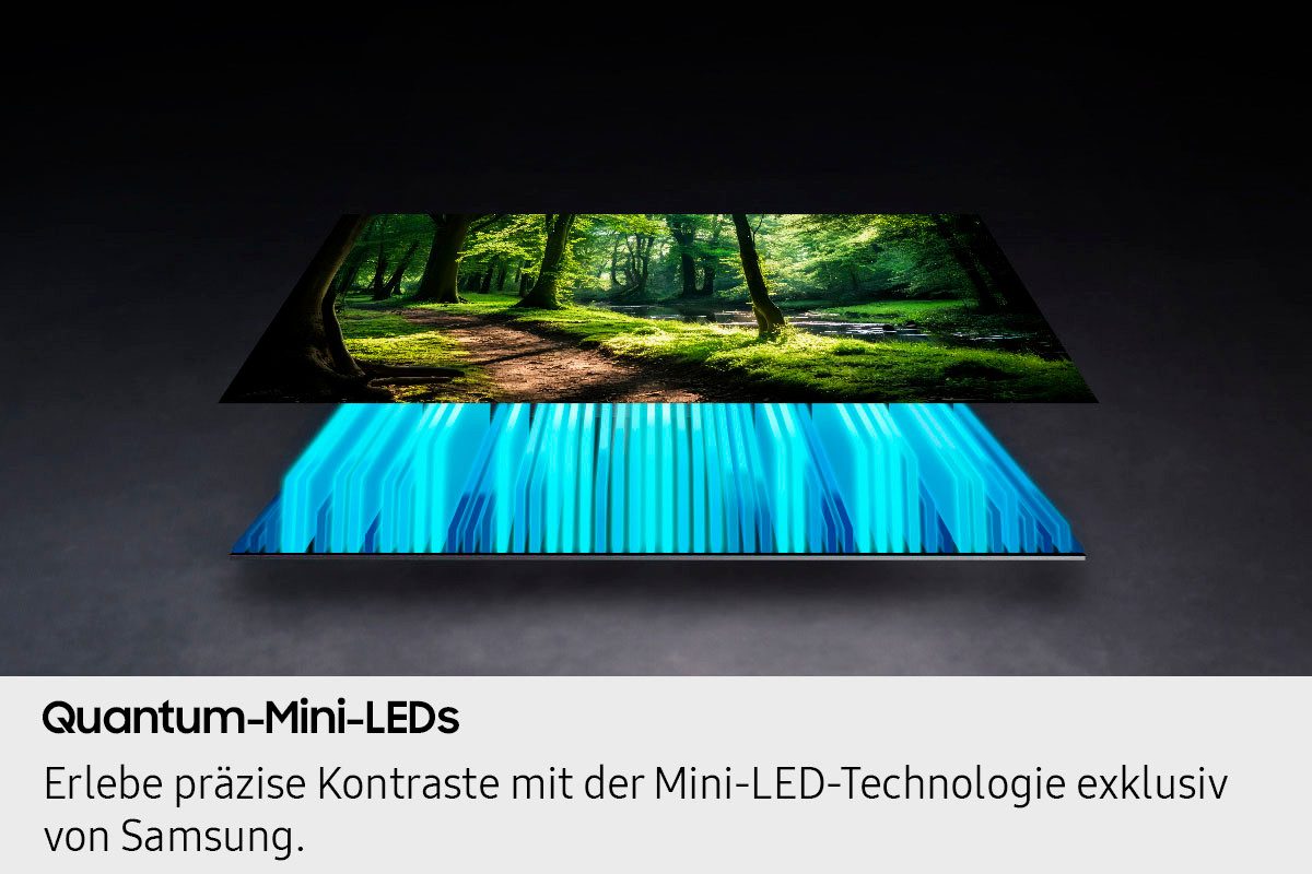 Samsung QLED-TV GQ65QN70FAU QLED Mini LED-televisie, Neo Quantum HDR, 4K AI Upscaling, Gaming Hub, Motion Xcelerator 144Hz