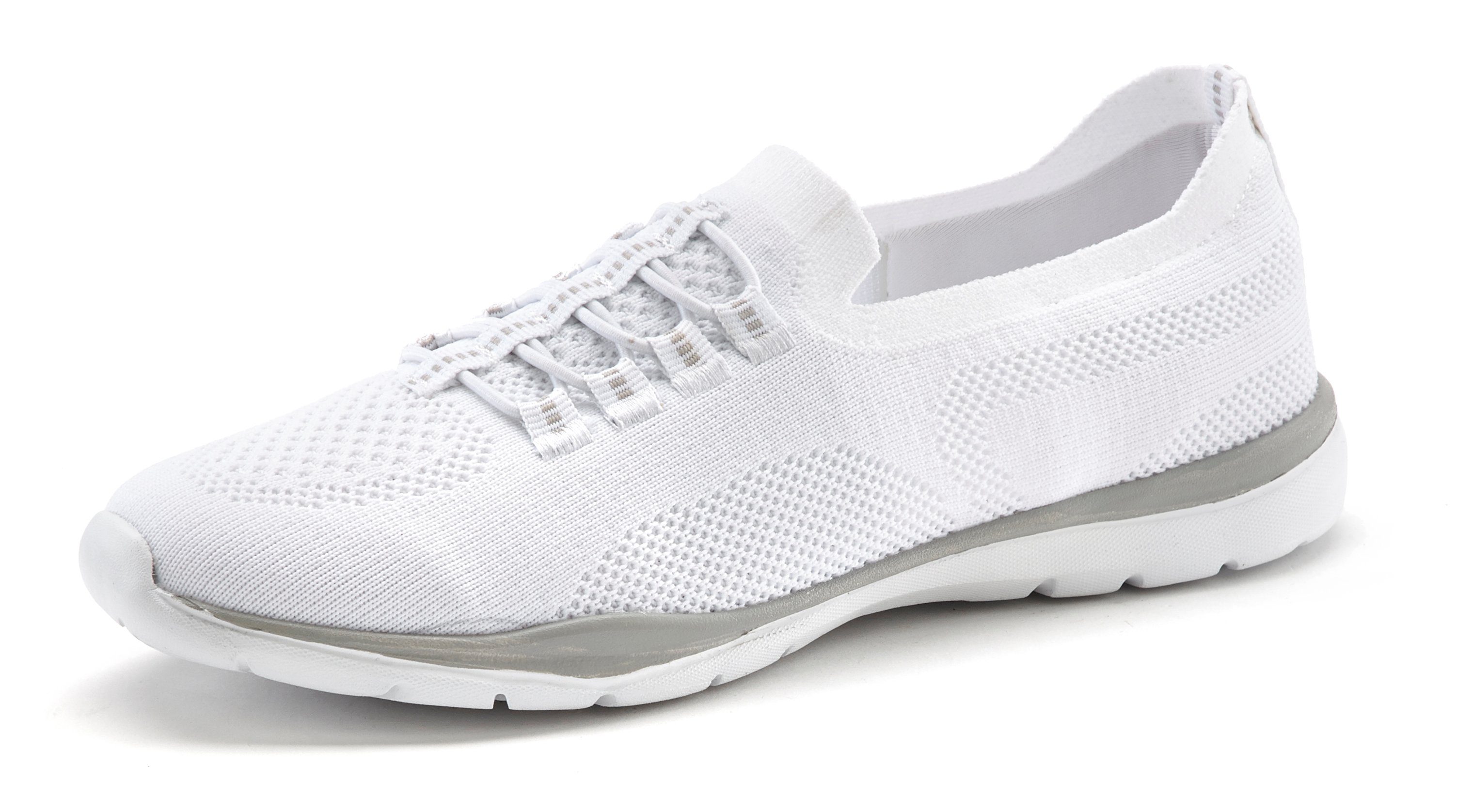 Lascana Sneakers Slipper, halfschoen, licht mesh materiaal Slippers, lage schoenen, om in te schieten, licht meshmateriaal VEGAN