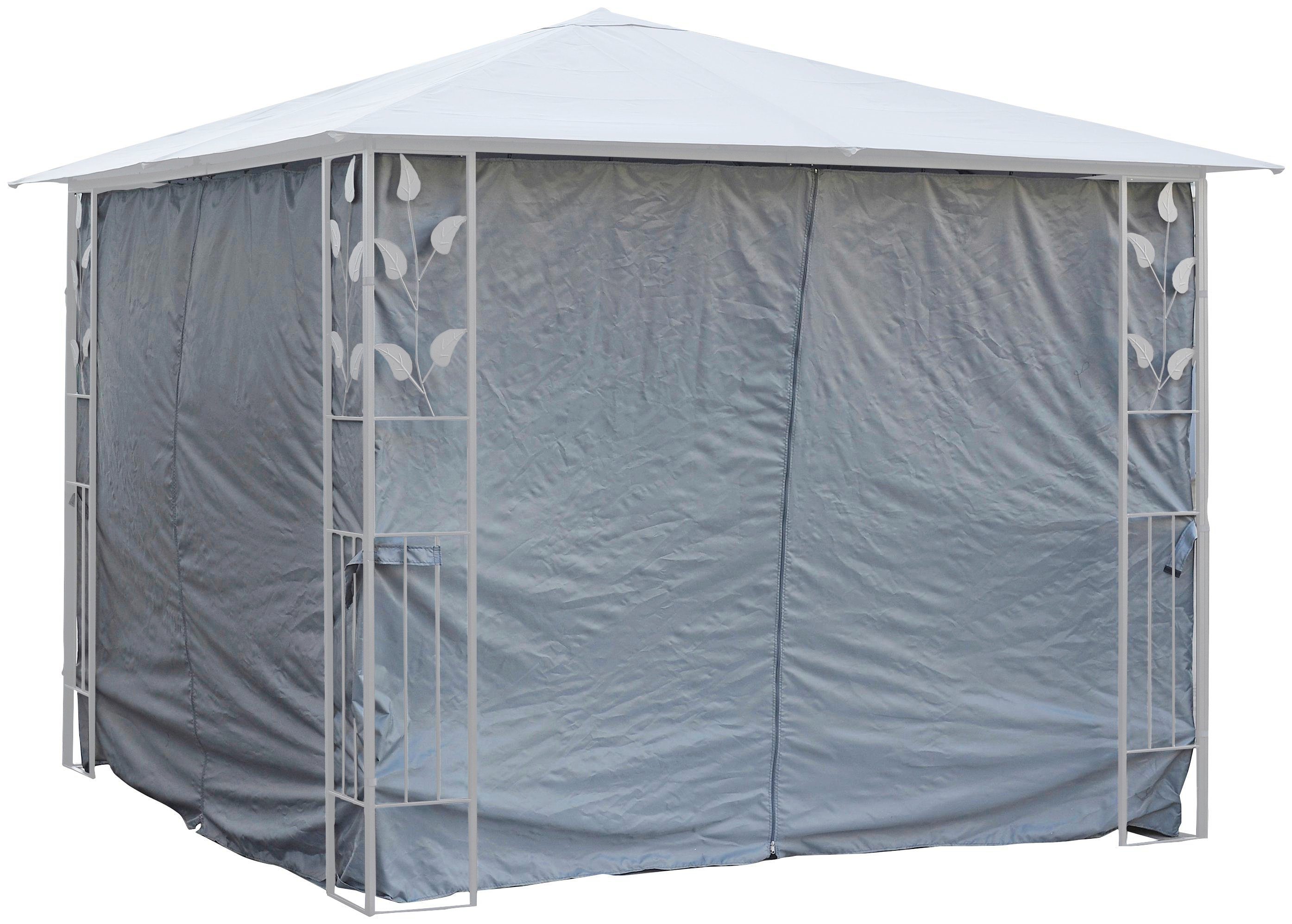 KONIFERA Zij-element partytent voor kreta, 2 zijkanten, bxd: 300x300 cm (2 stuks)