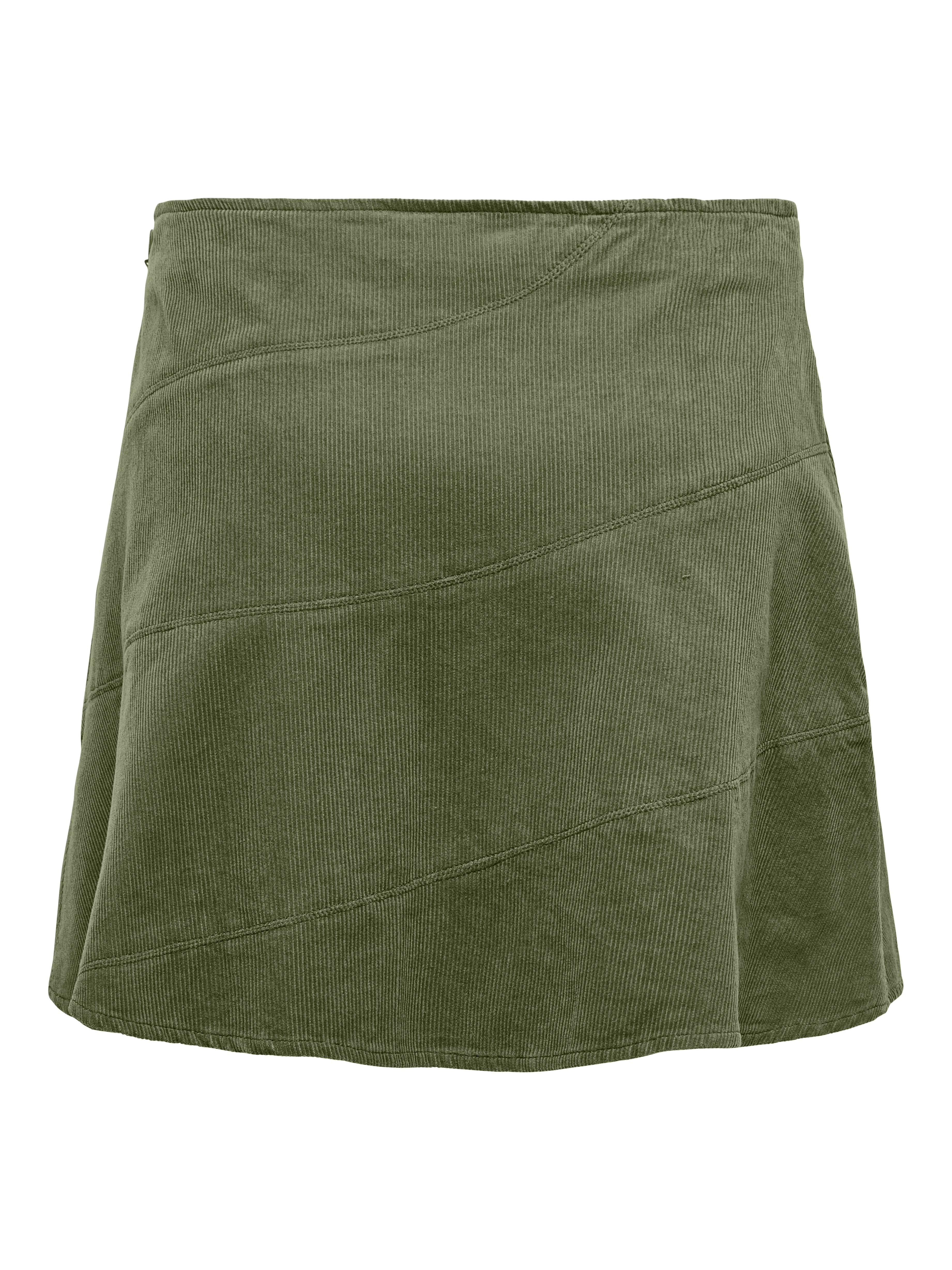 Only Cordrok ONLMOXIE HW CORD SKATER SKIRT CC PNT