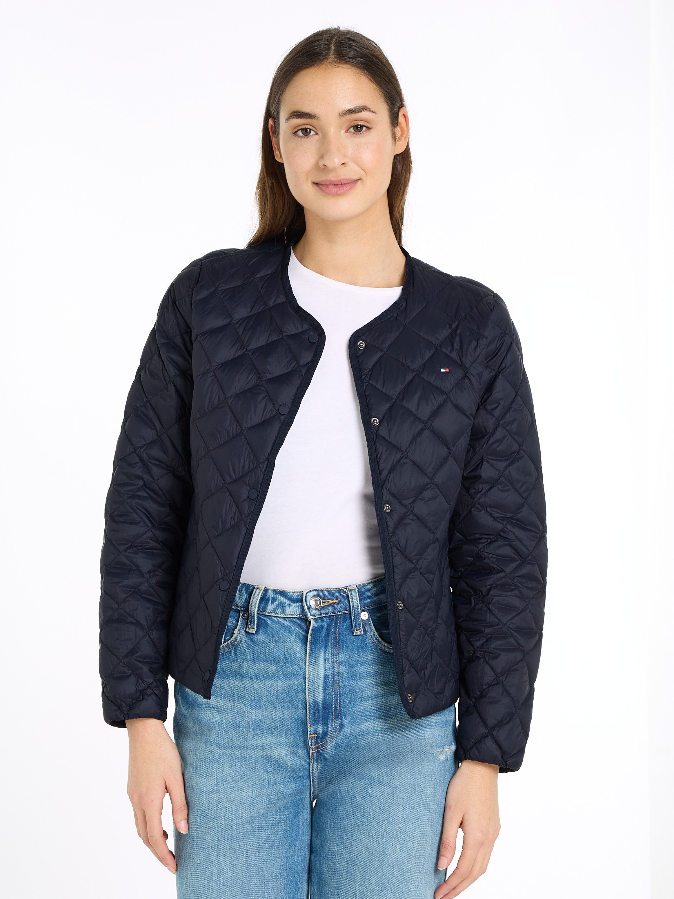 Tommy Hilfiger Gewatteerde jas met geborduurd logo