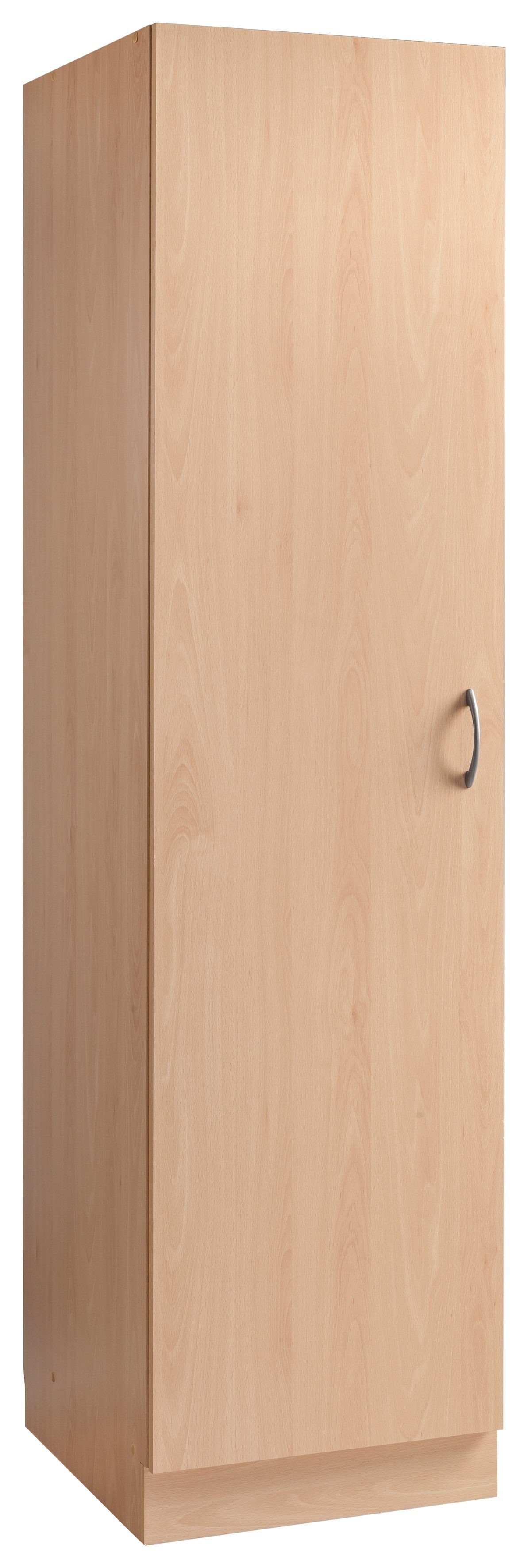 wiho Küchen Smalle kast Kiel 50 cm breed, hoogte 200 cm buffetkasten bruin