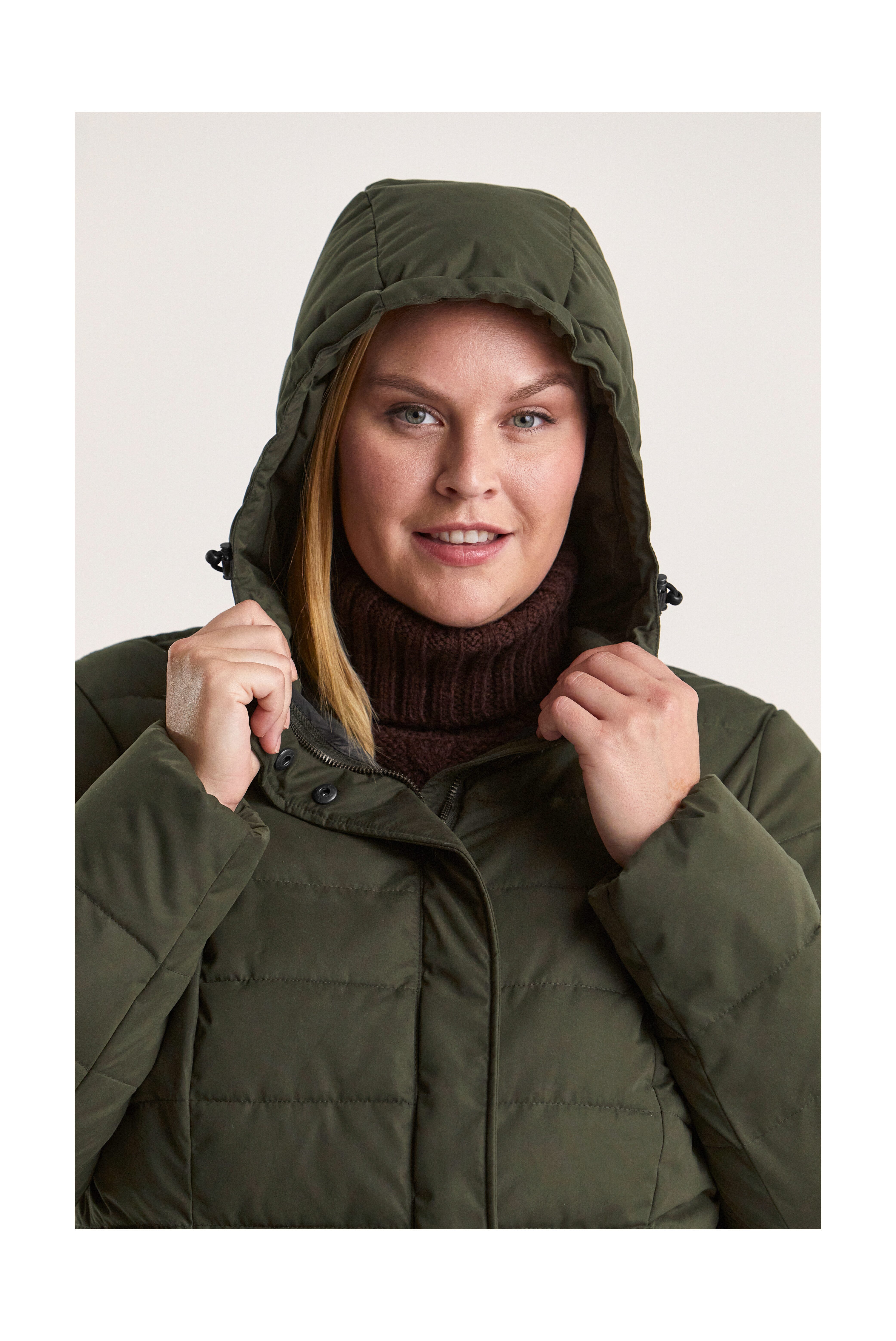 STOY Gewatteerde jas STW 7 WMN QLTD CT ademend, waterafstotende winterjas in grote maten