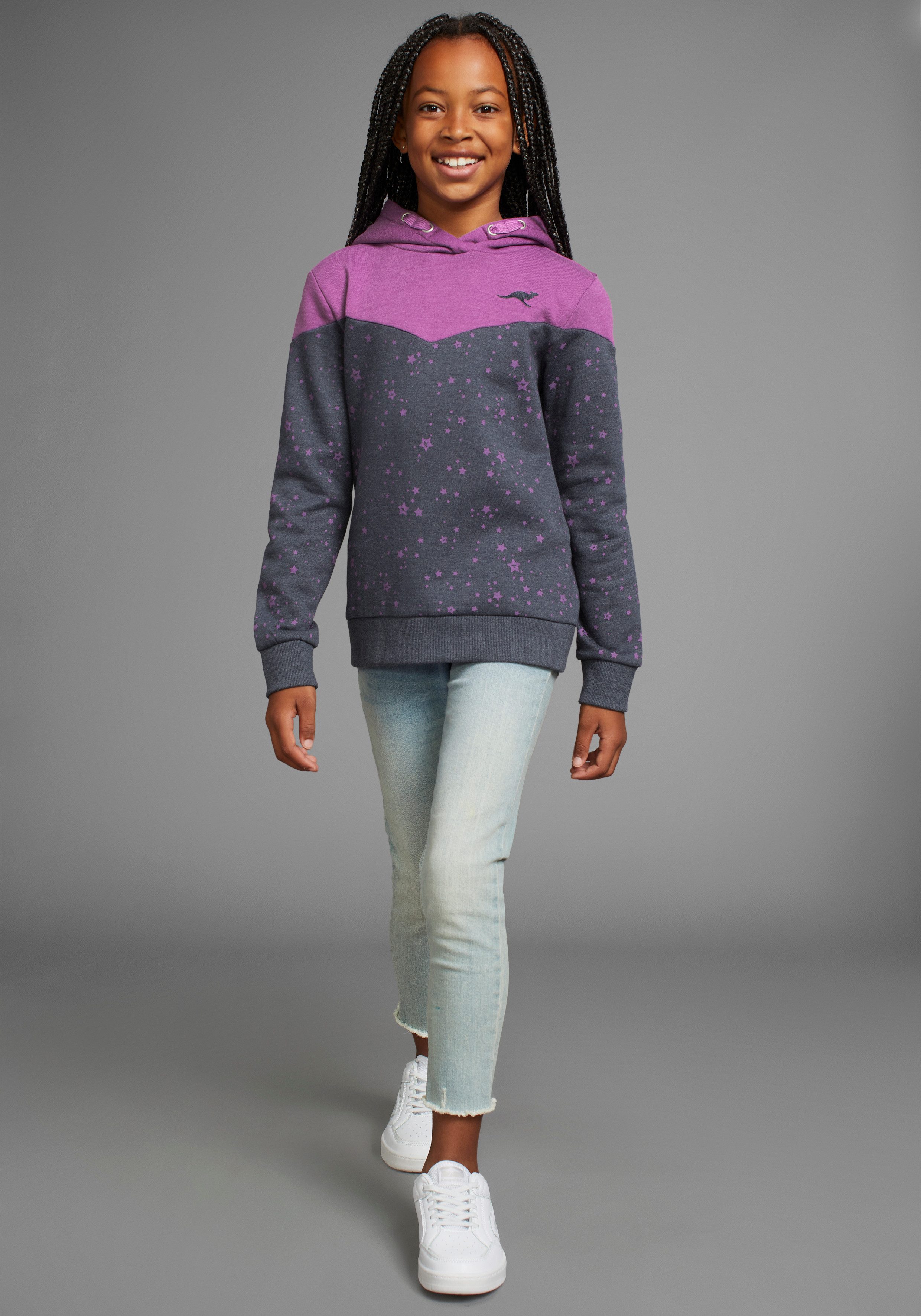 KangaROOS Hoodie Met schattige allover print