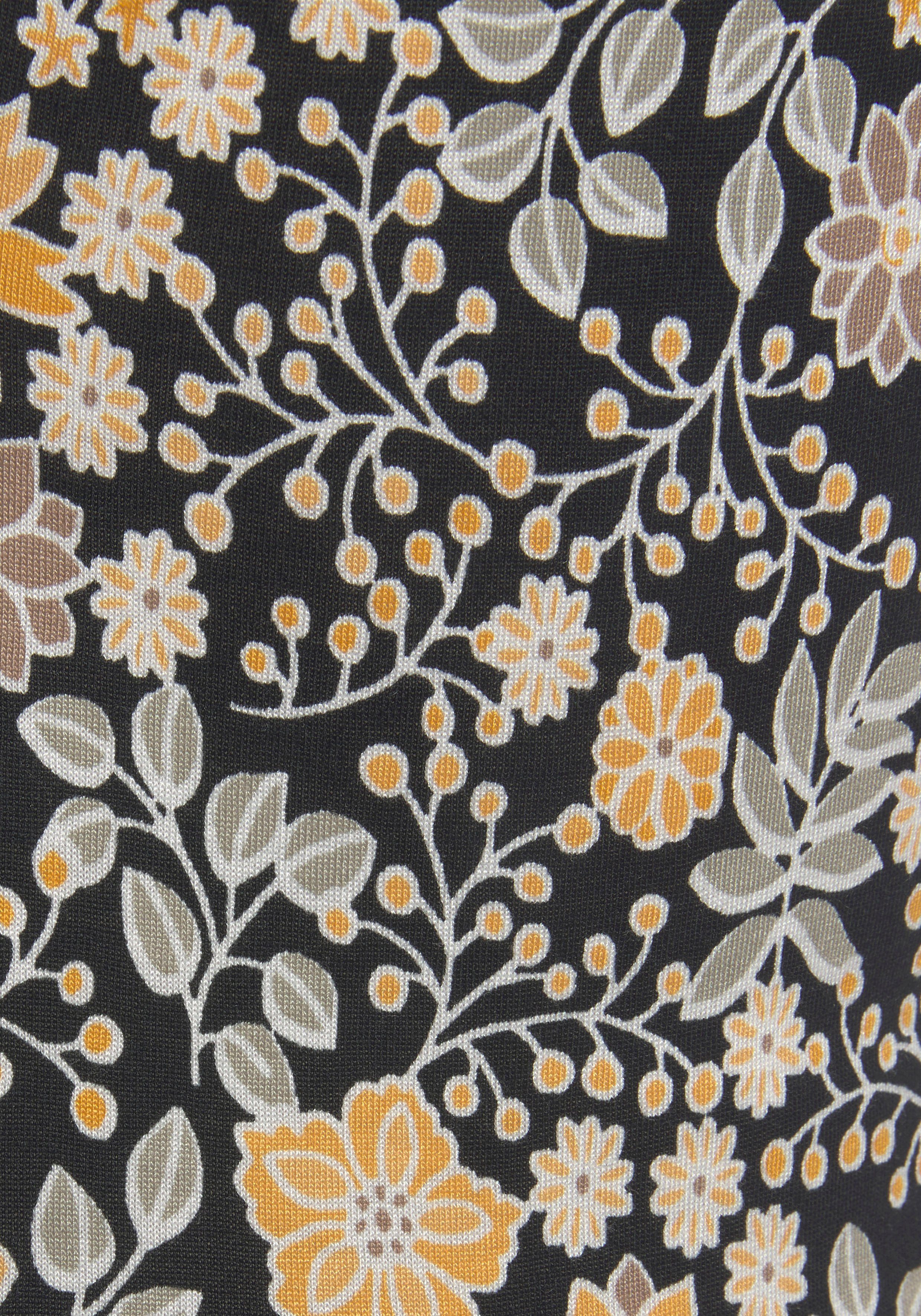 Lascana Maxi-jurk met bloemenprint en carmen halslijn, zomerjurk, strandjurk