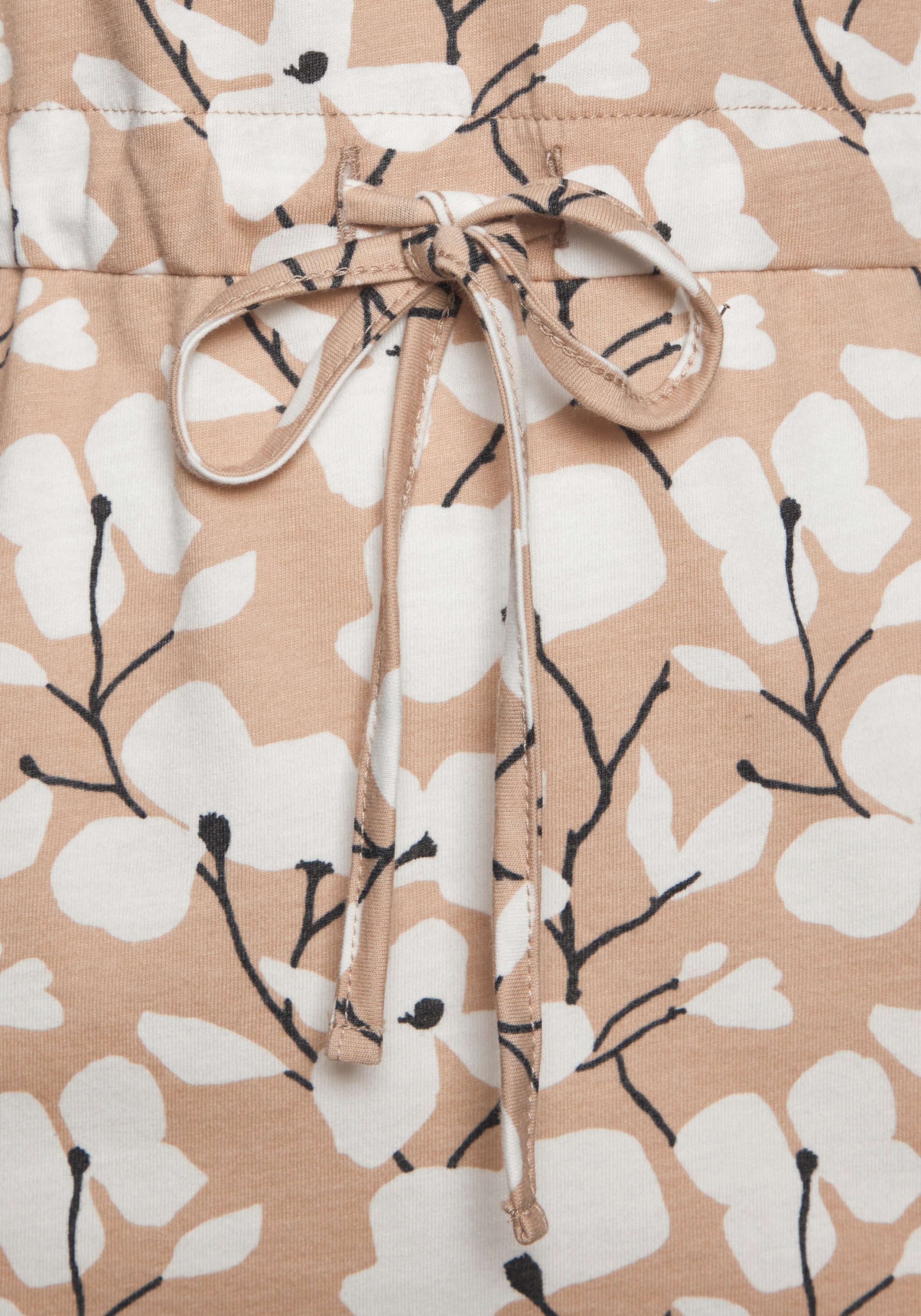 Beachtime Jerseyjurk met bloemenpatroon en zakken, zomerjurk van katoenmix