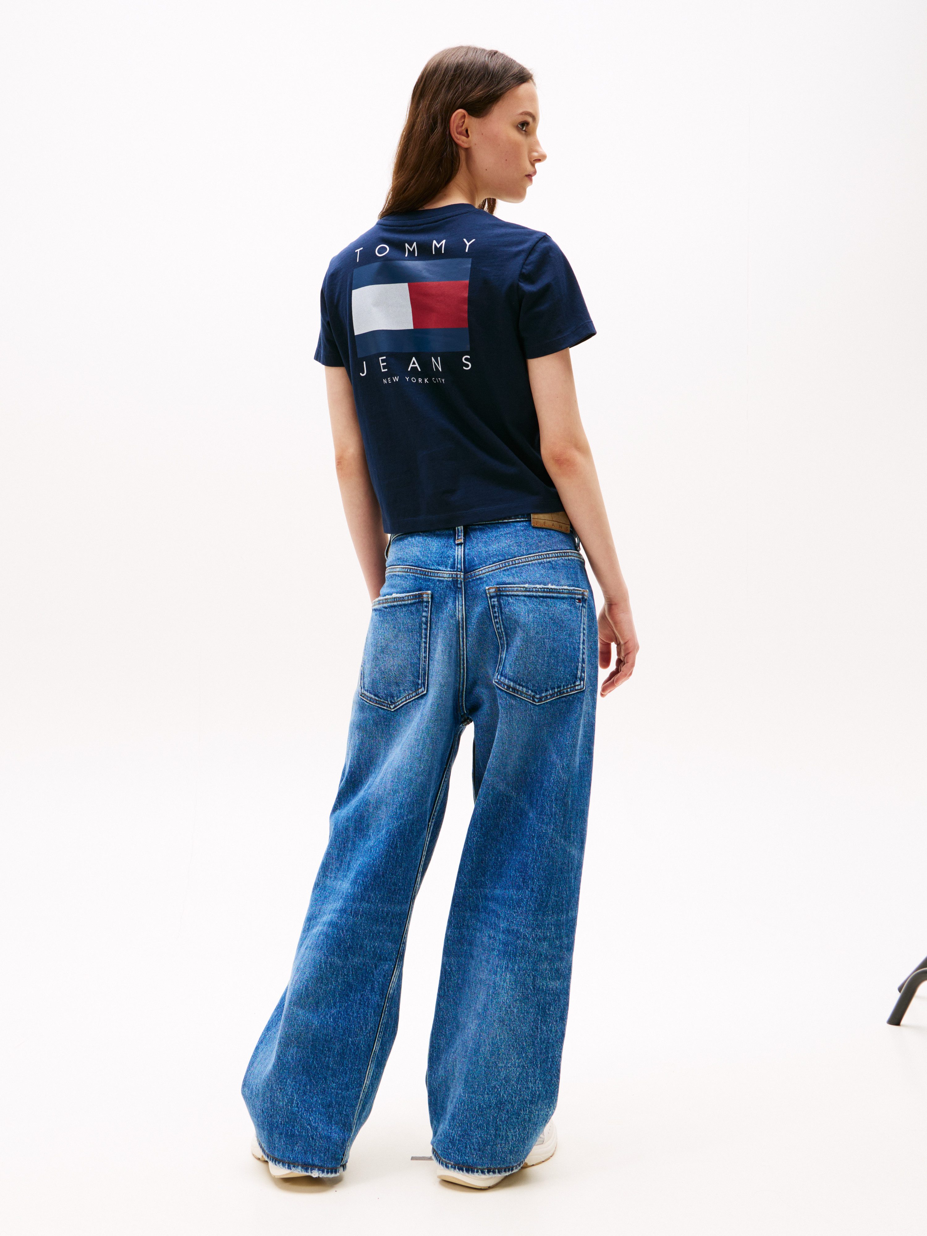 TOMMY JEANS Shirt met korte mouwen TJW REG SH TOMMY US FLAG SS TEE
