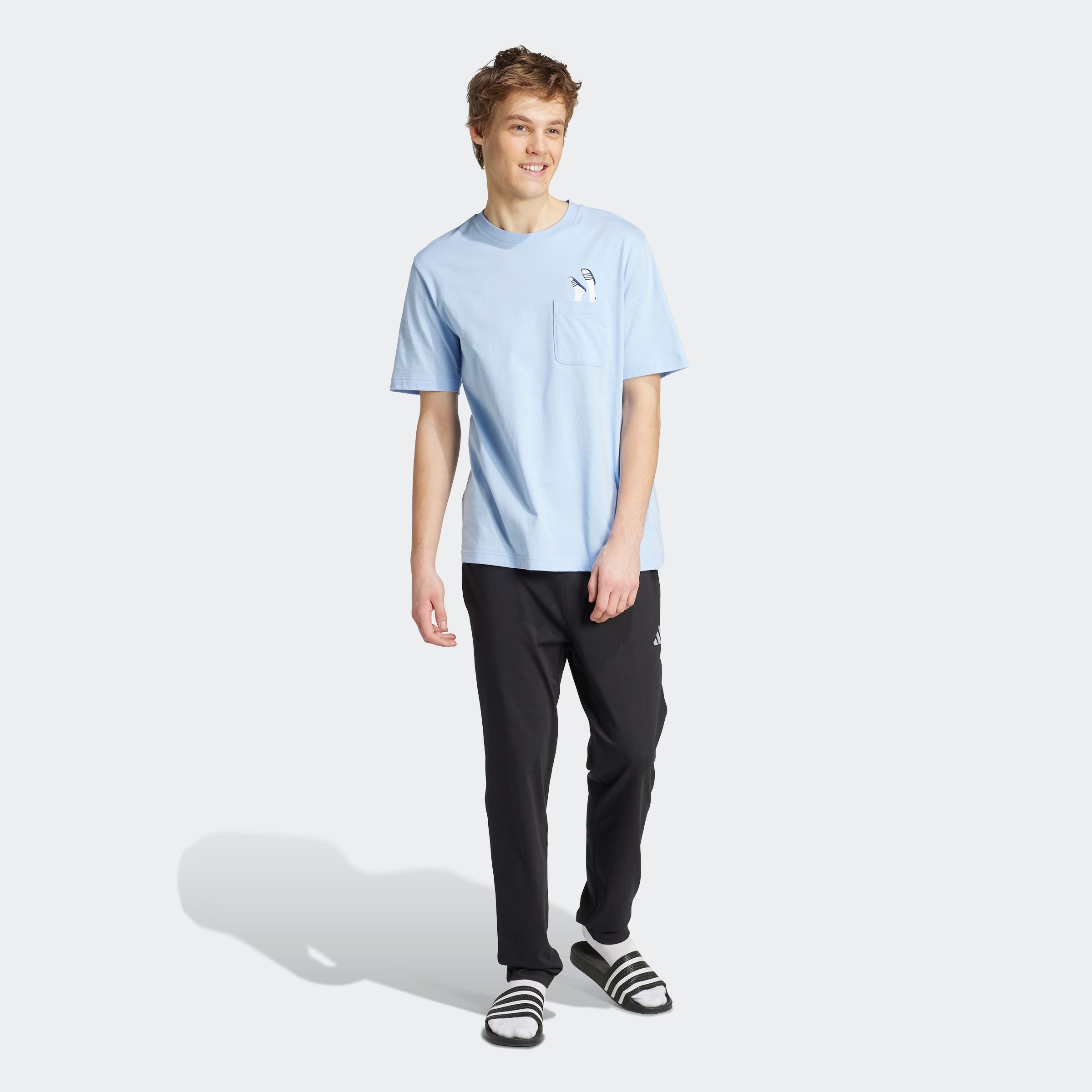adidas Sportswear T-shirt M L SLIDE PKT T