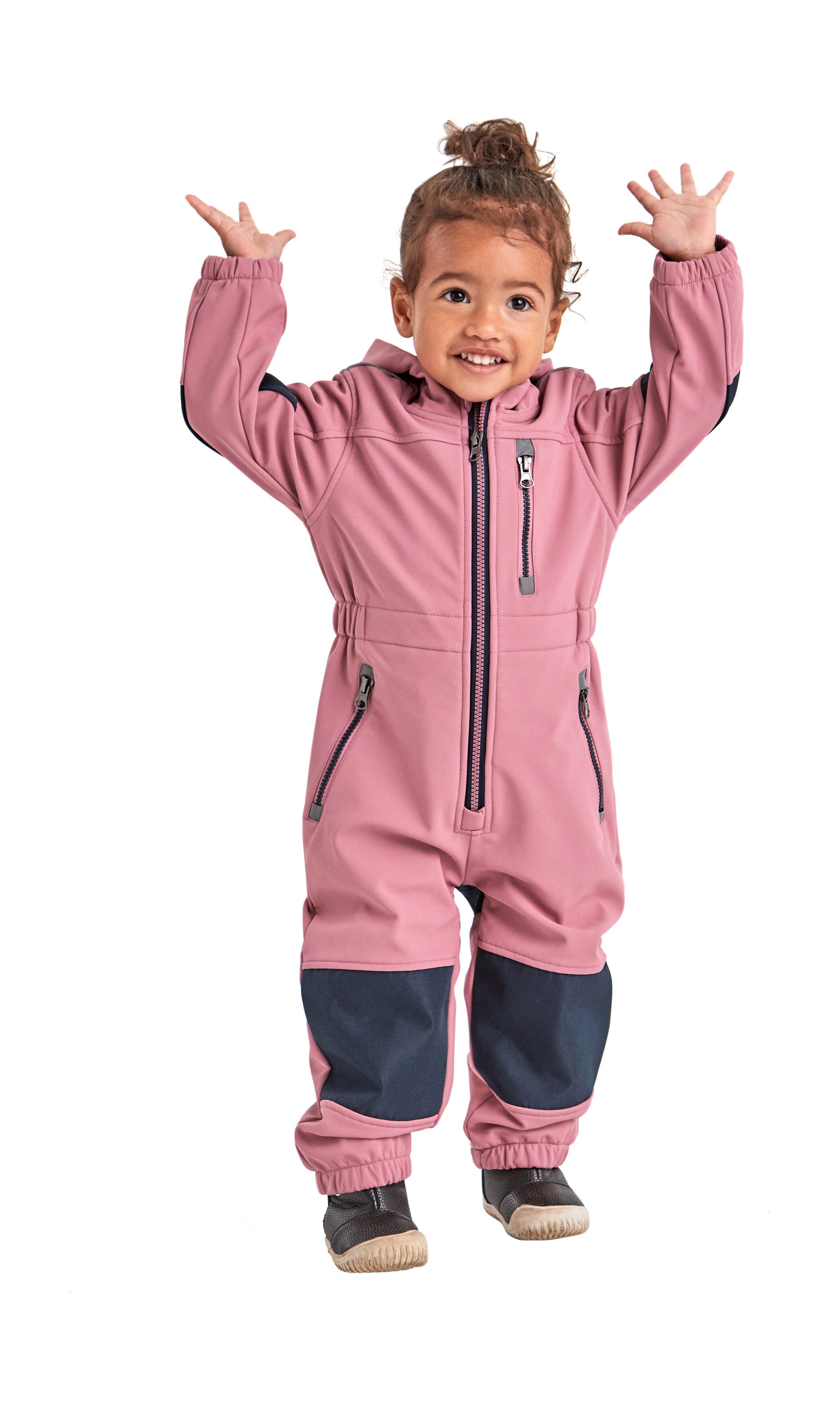 first instinct by killtec Jumpsuit FIOW 35 MNS ONPC Softshellpak met fleece binnenin, waterafstotend, winddicht