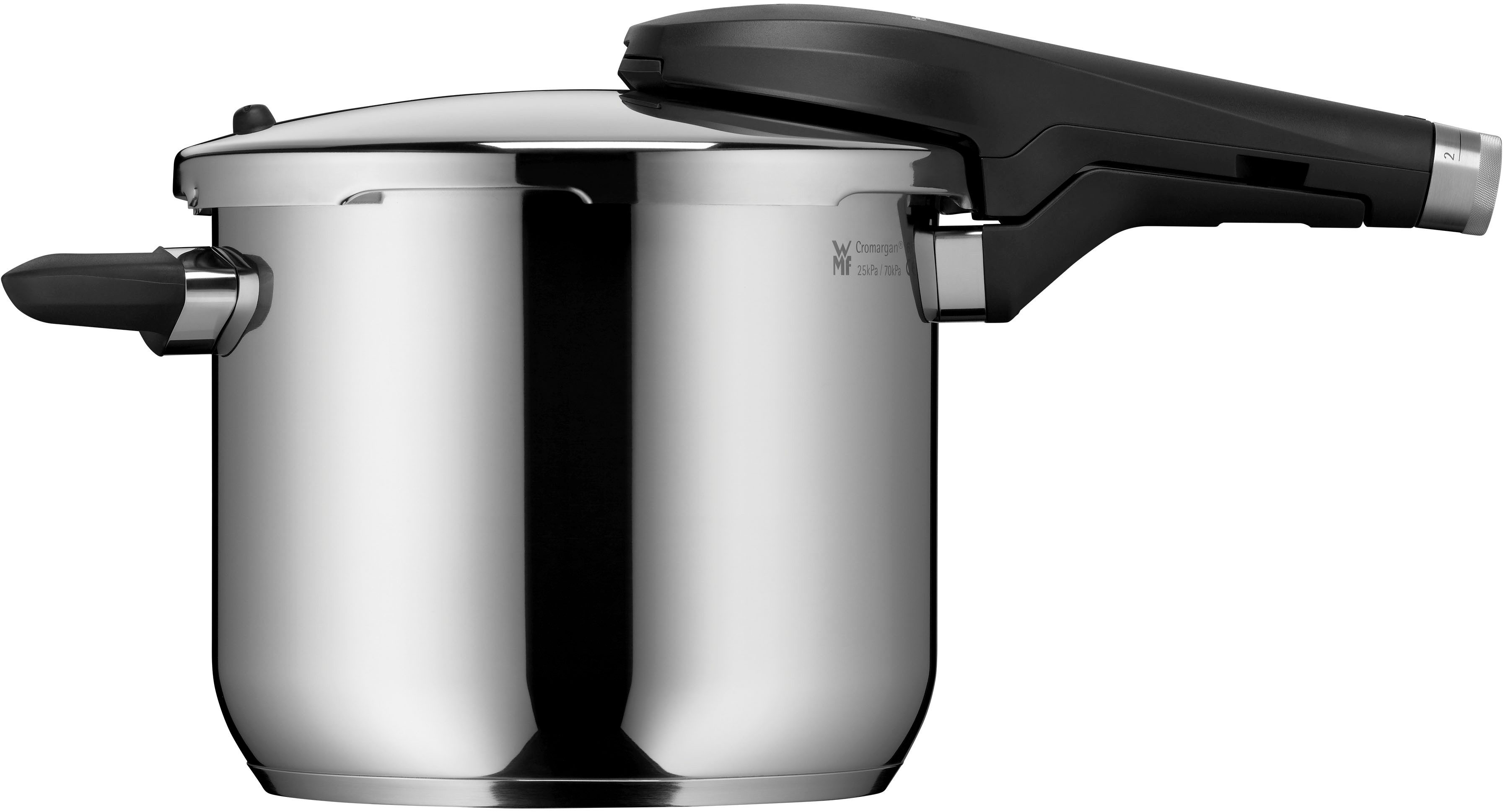 WMF Snelkookpan Perfect Premium, 6,5 liter snelkookpan All-in-One bedieningsknop, kookindicator, veiligheidssysteem