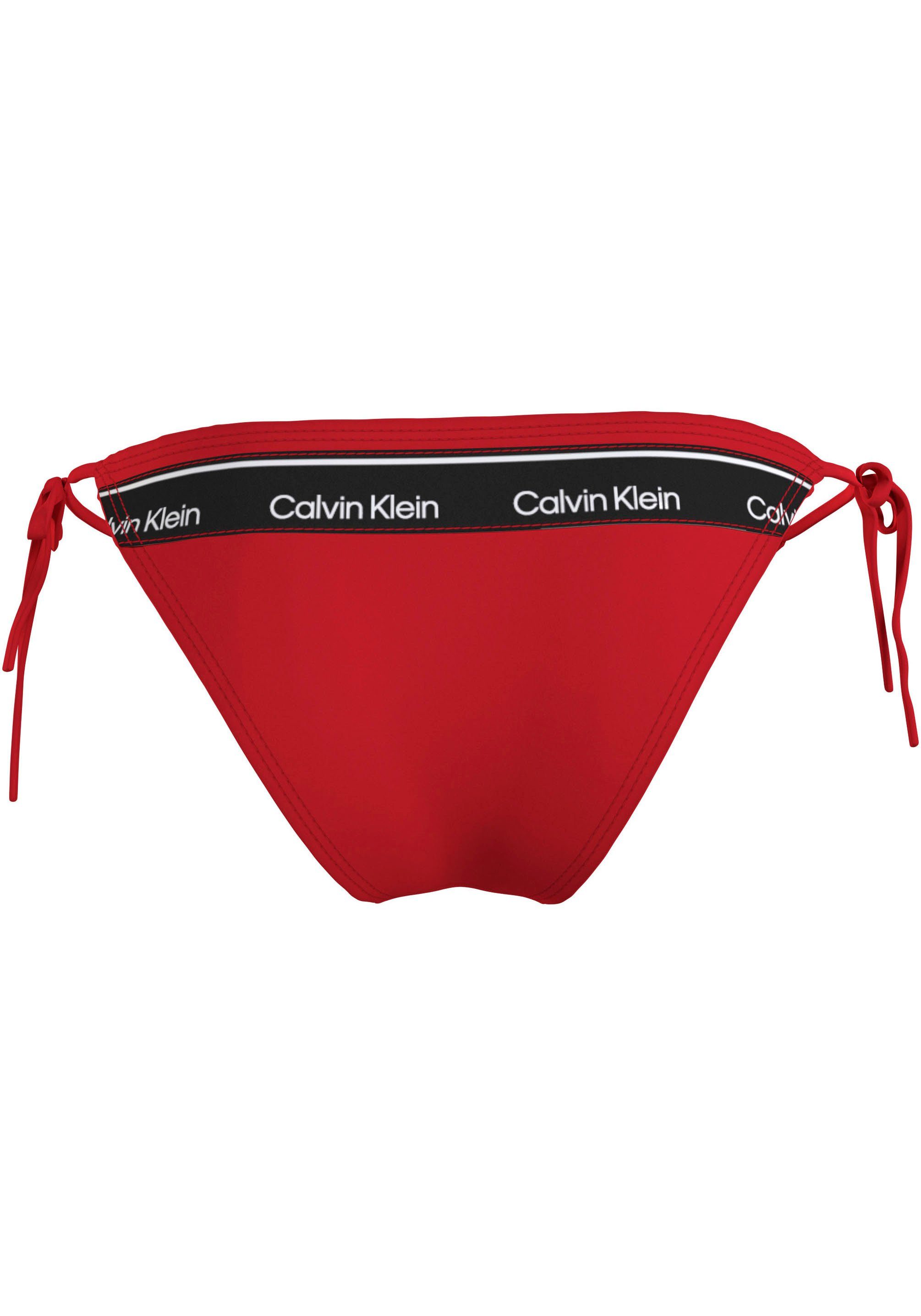 Calvin Klein Swimwear Bikinibroekje STRING SIDE TIE met elastische boorden aan de achterkant