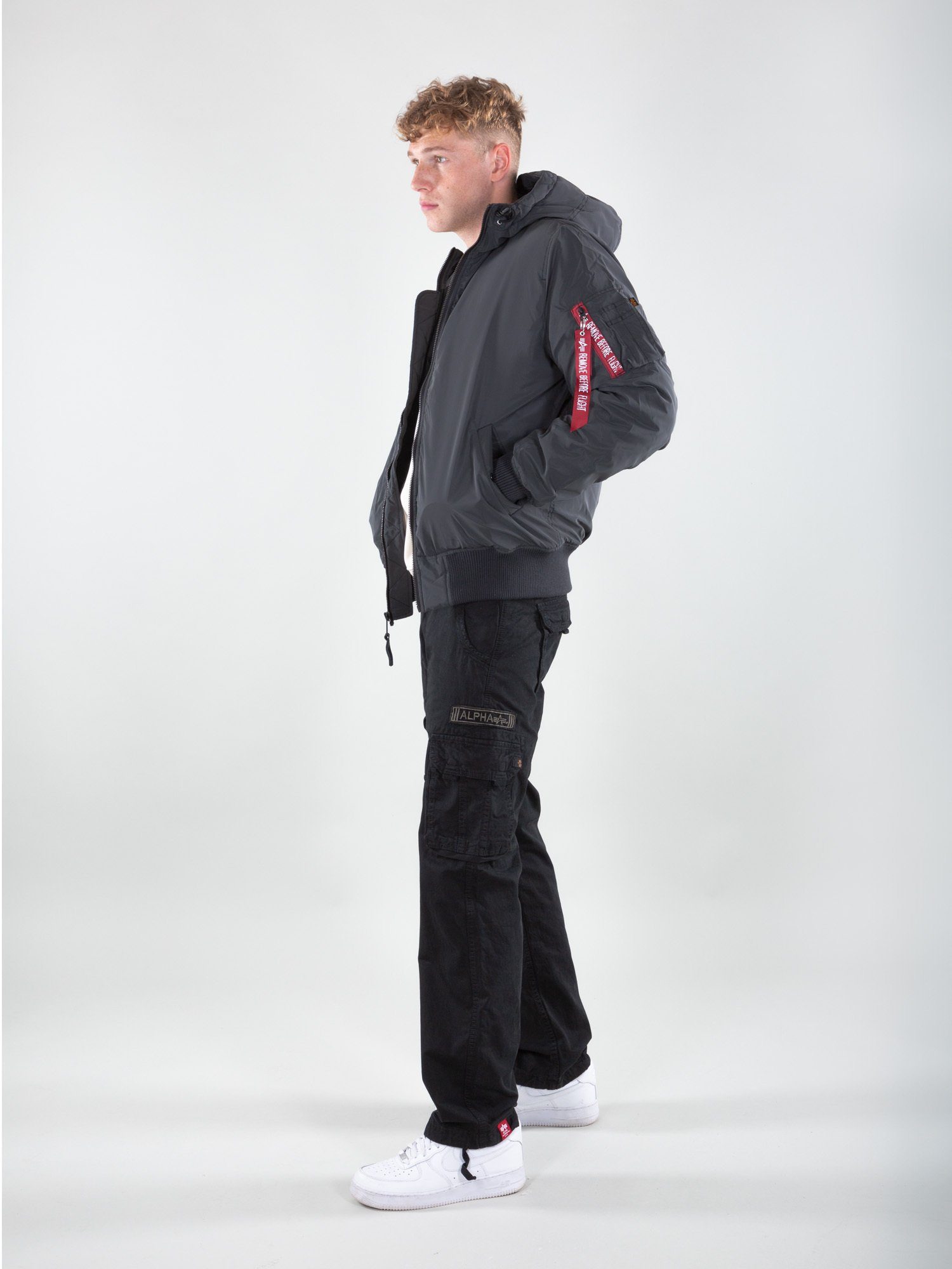 Alpha Industries Bomberjack MA-1 Hooded Reflective