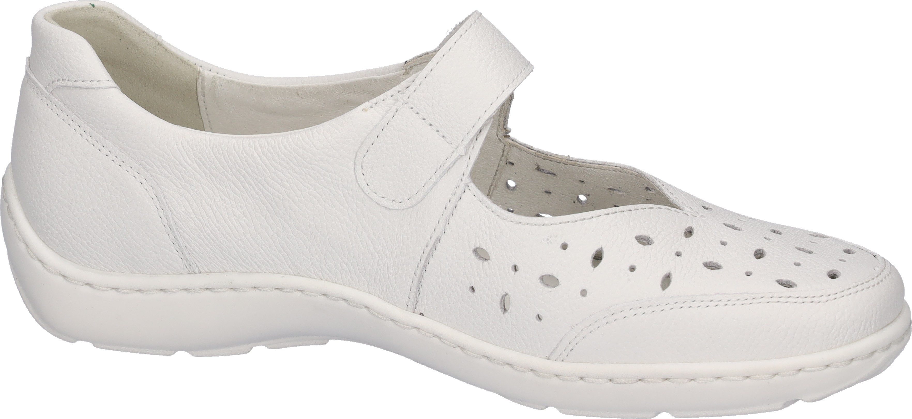 Waldläufer Ballerina's met riempje Henni , comfortabele schoen, lage schoen in comfortabele breedte h (= zeer breed)