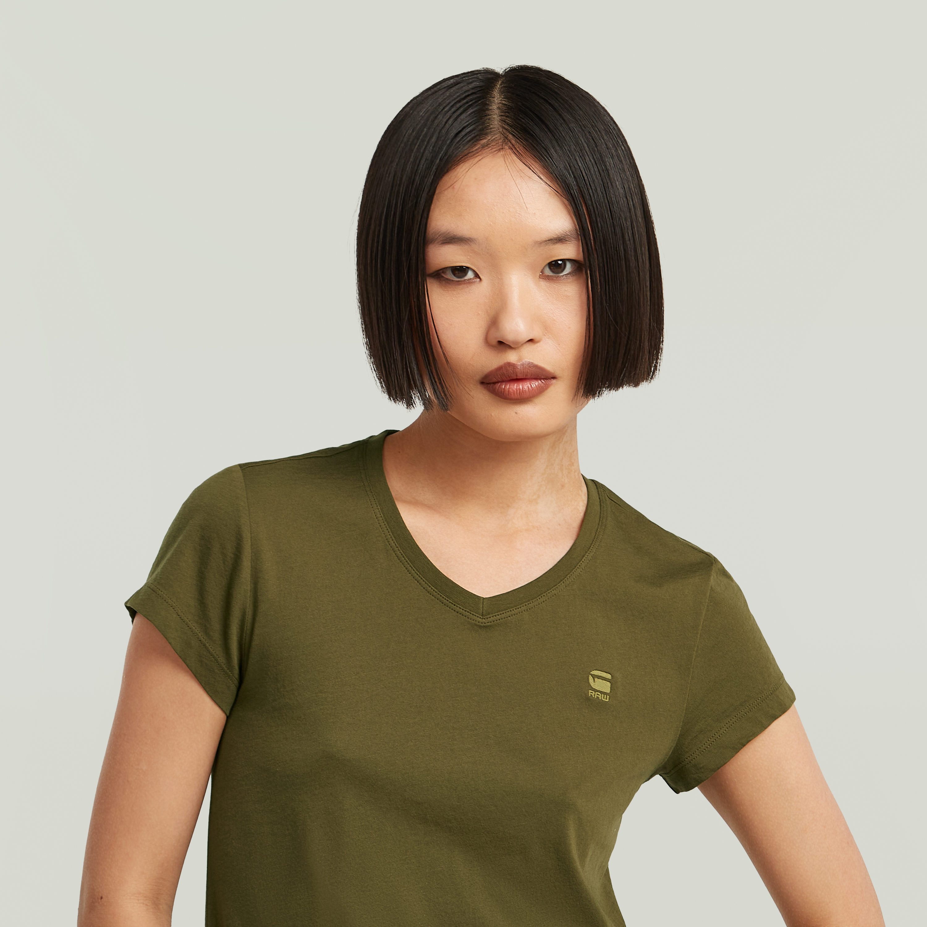G-Star RAW Shirt met V-hals Eyben