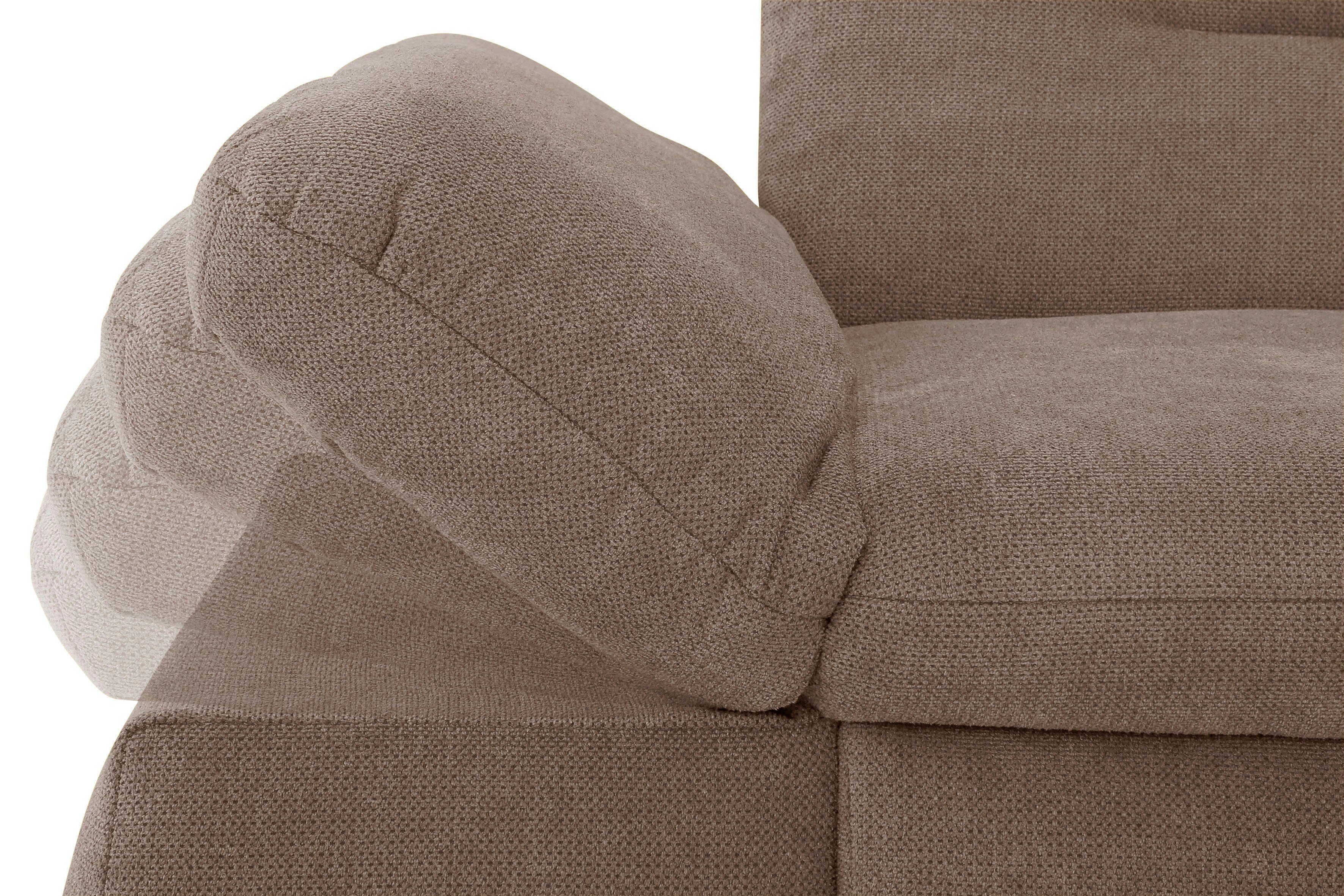 INOSIGN Hoekbank Avesa L-vorm Naar keuze met armleuningverstelling en slaapfunctie, bxdxh: 300x172x80cm