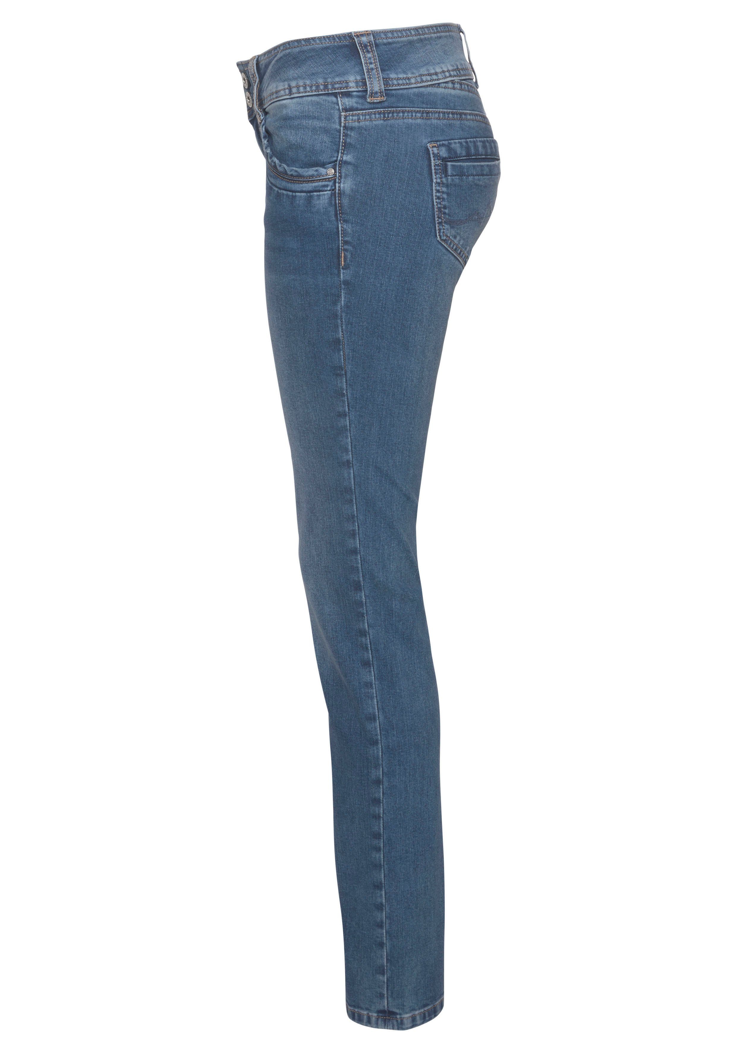 Pepe Jeans Straight jeans GEN in mooie kwaliteit met rechte pijpen en dubbele knoop