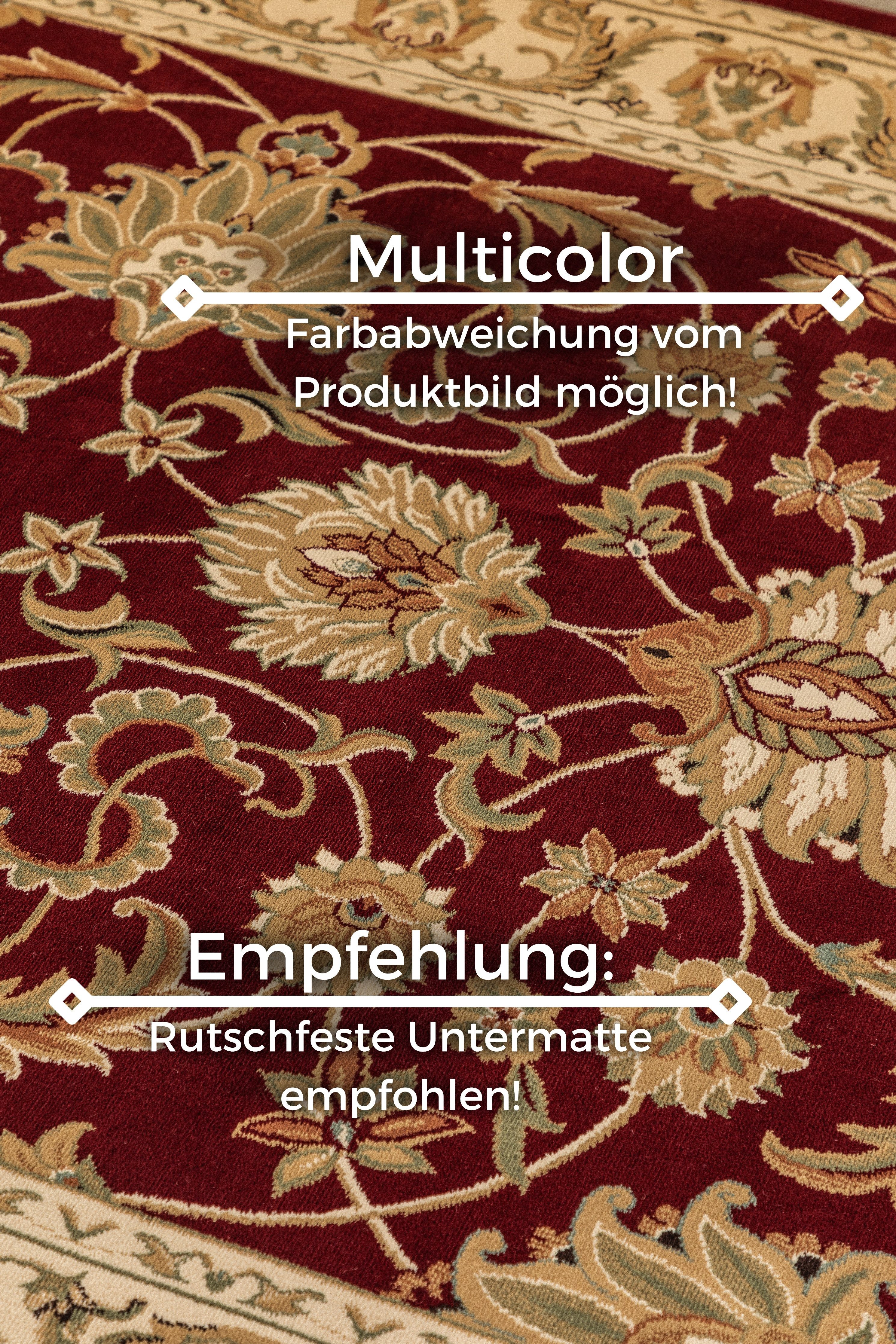 NOURISTAN Vloerkleed Harirud Orient look, slijtvast, onderhoudsvriendelijk, robuust