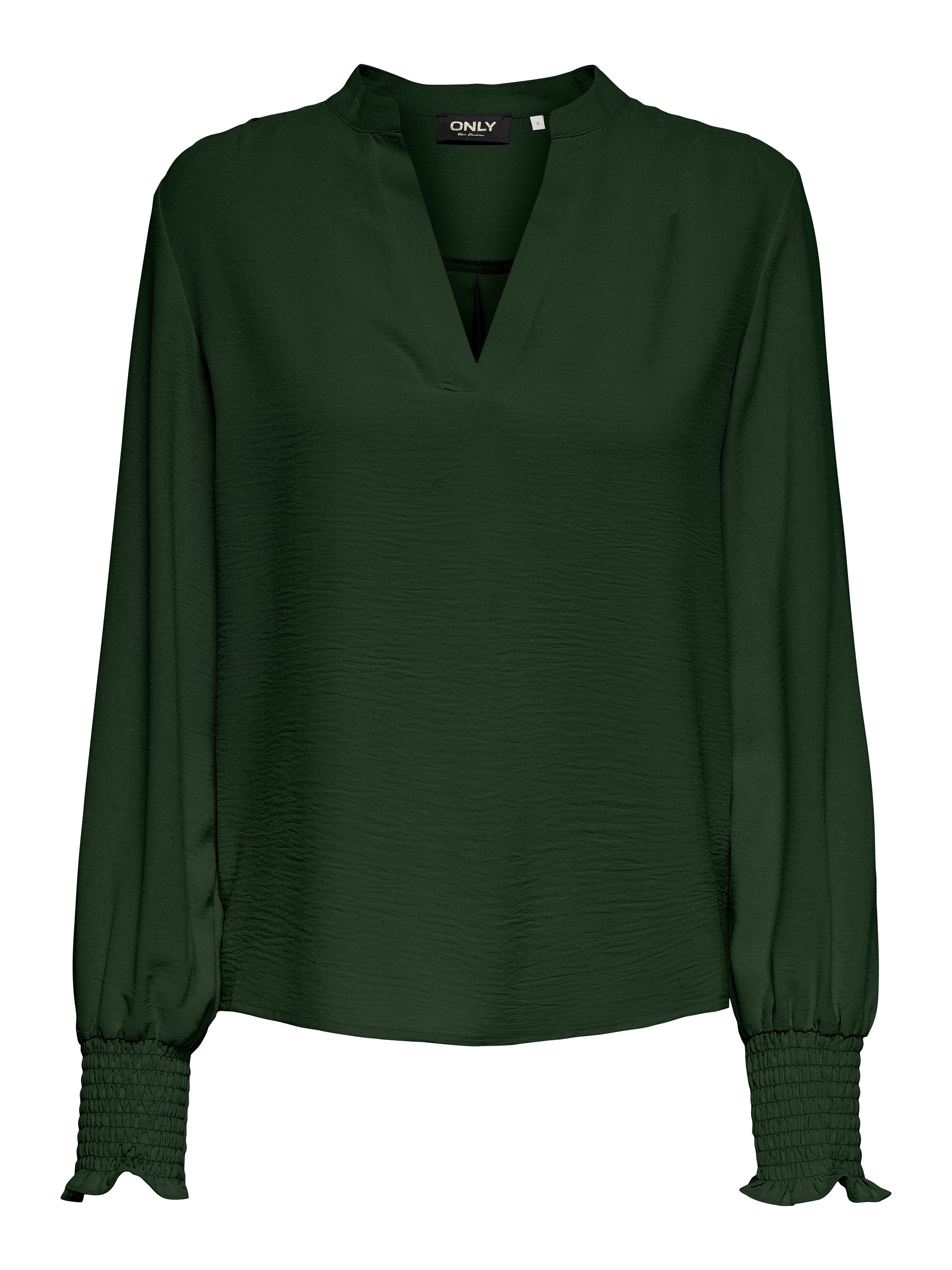 Only Shirt ONLMETTE V-NECK LS SMOCK TOP NOOS WVN