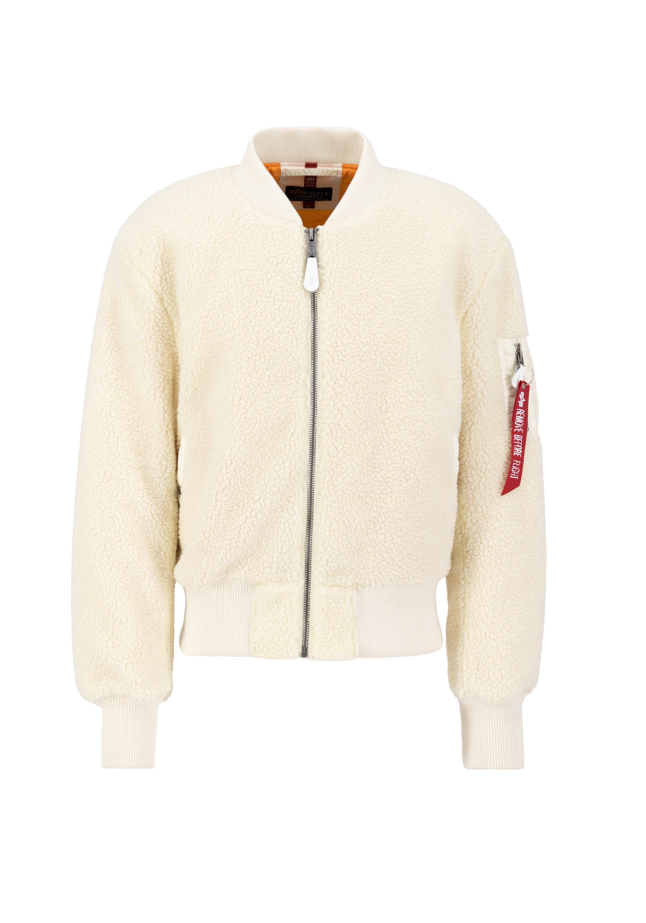 Alpha Industries Bomberjack Alpha Industries Men - Bomber Jackets MA-1 Teddy heren jassen maat L wit