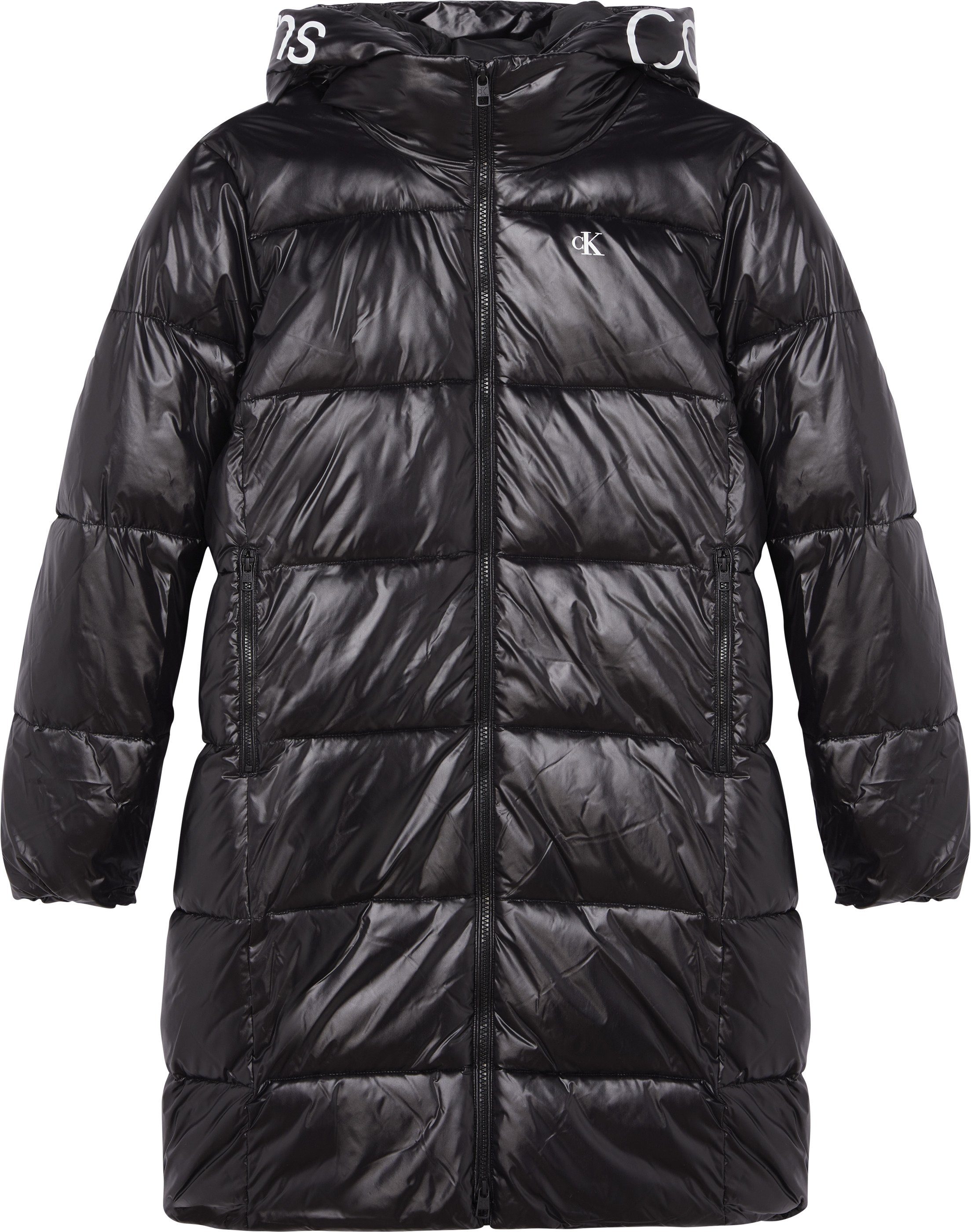Calvin Klein Lang jack SHINY LONG FITTED JACKET