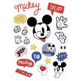 komar wandfolie ist a mickey thing 50 x 70 cm (breedte x hoogte) - 21 labels (set) multicolor