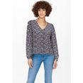 only blouse met lange mouwen onlsonja life l-s button blauw
