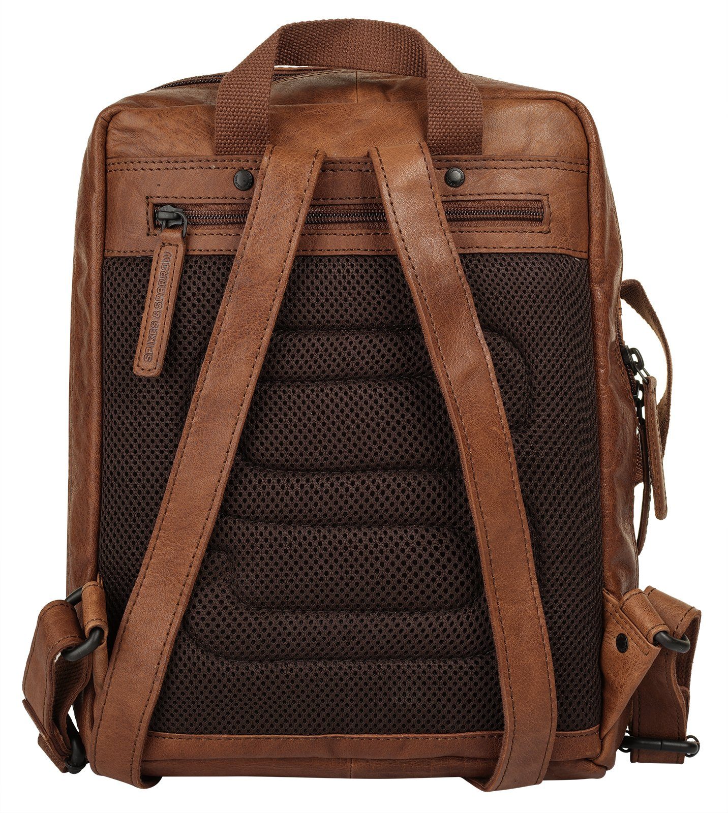 Spikes & Sparrow Laptoprugzak echt leder