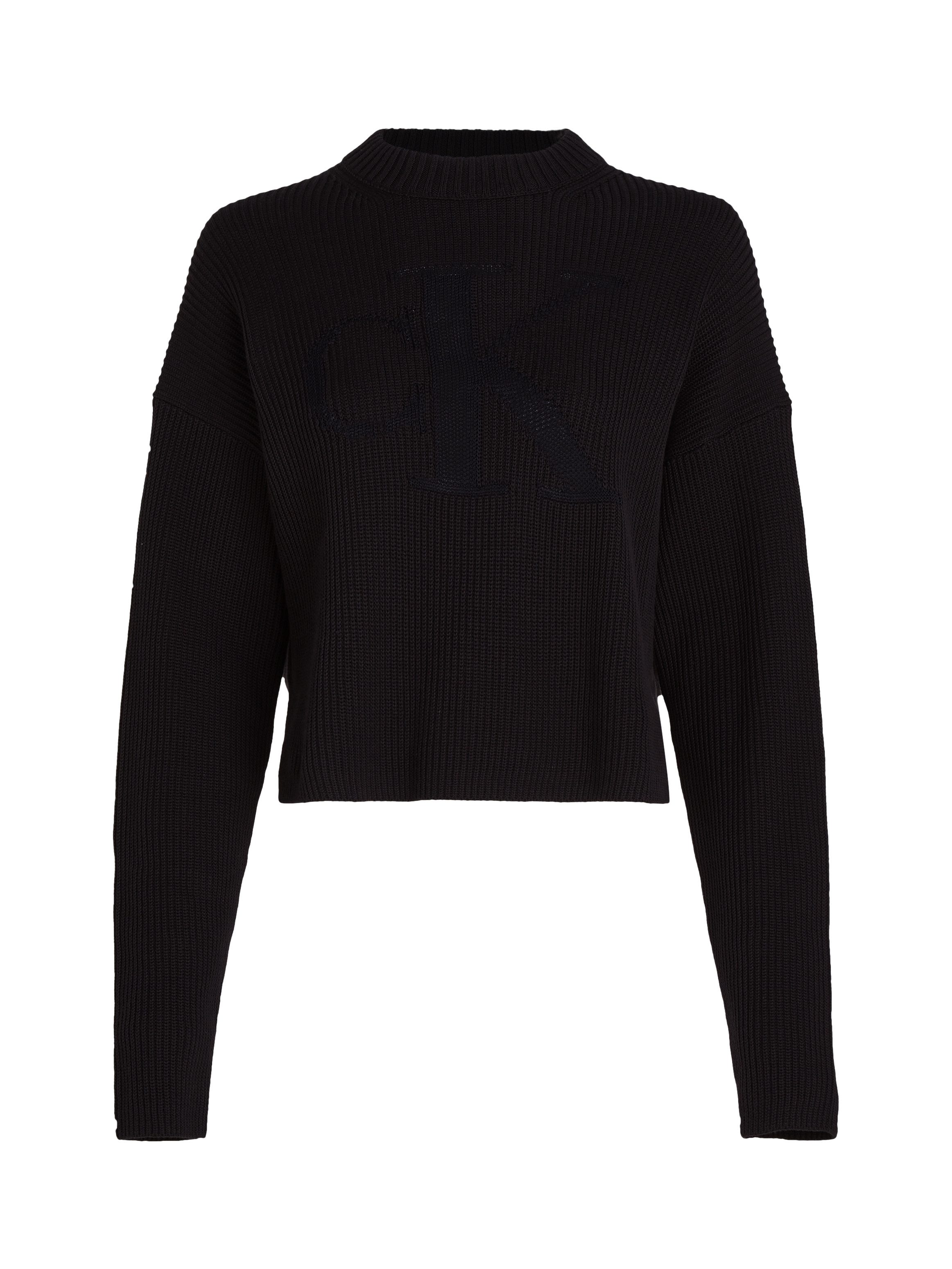 Calvin Klein Trui met staande kraag LOGO INTARSIA REGULAR SWEATER