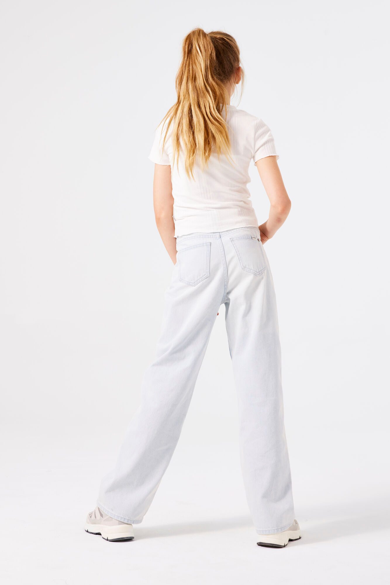 Garcia Straight jeans Ilvy voor meisjes, met wijde pijpen