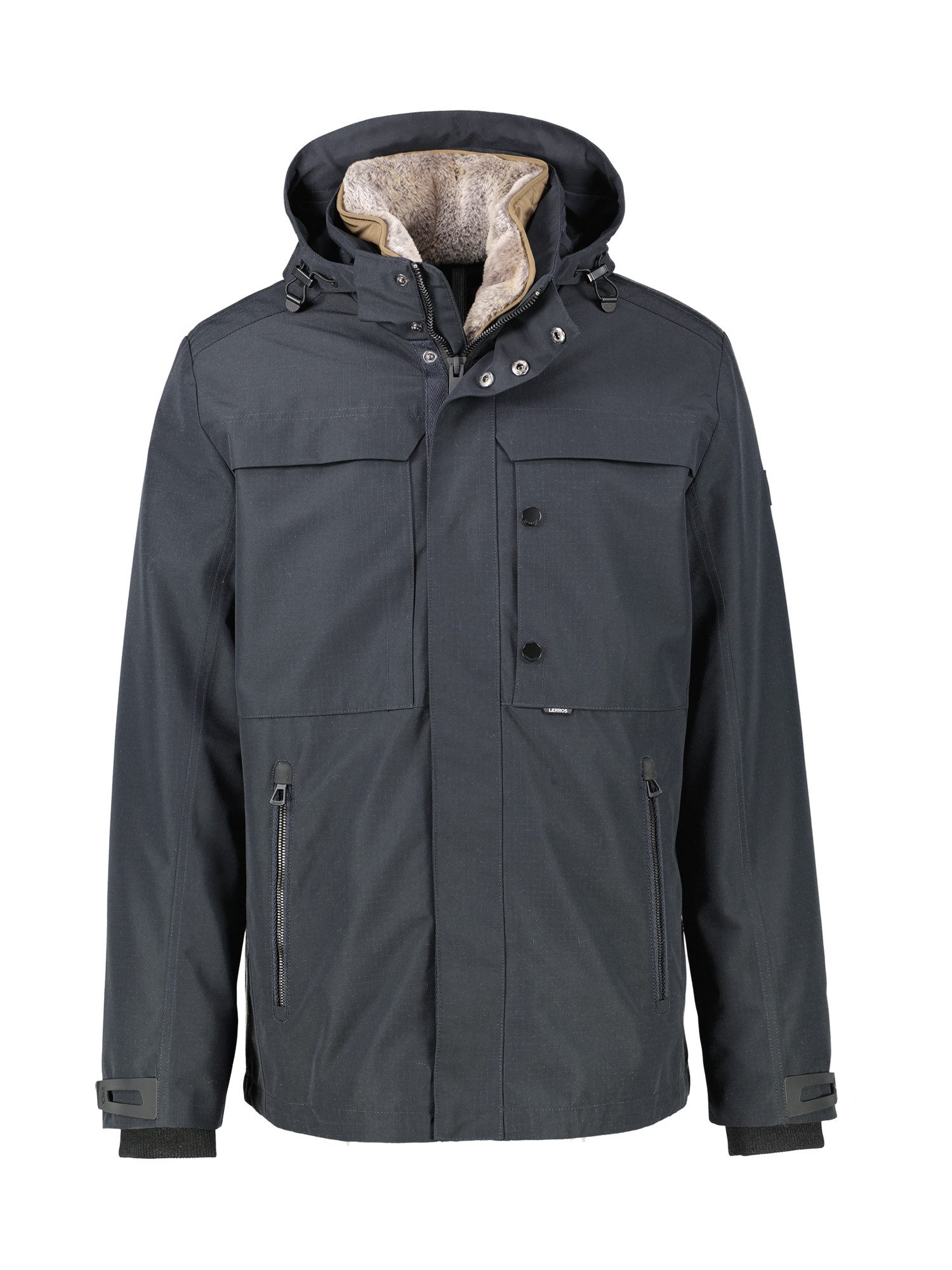 Lerros Winterjack LERROS Heren Winterjas met uitneembare binnenjas