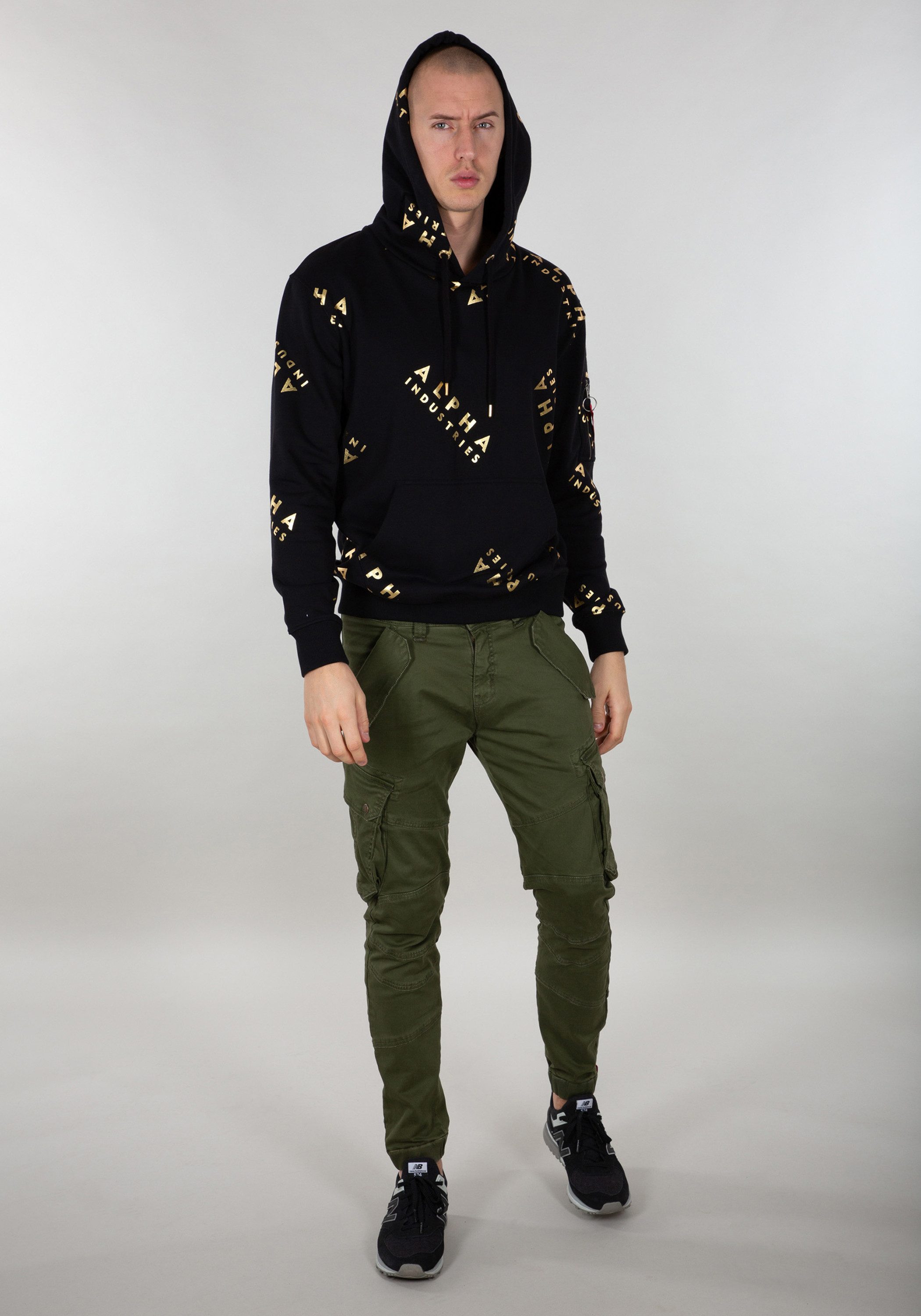 Alpha Industries Hoodie Alpha Industries Men - Hoodies AOP Hoodie Foil Print