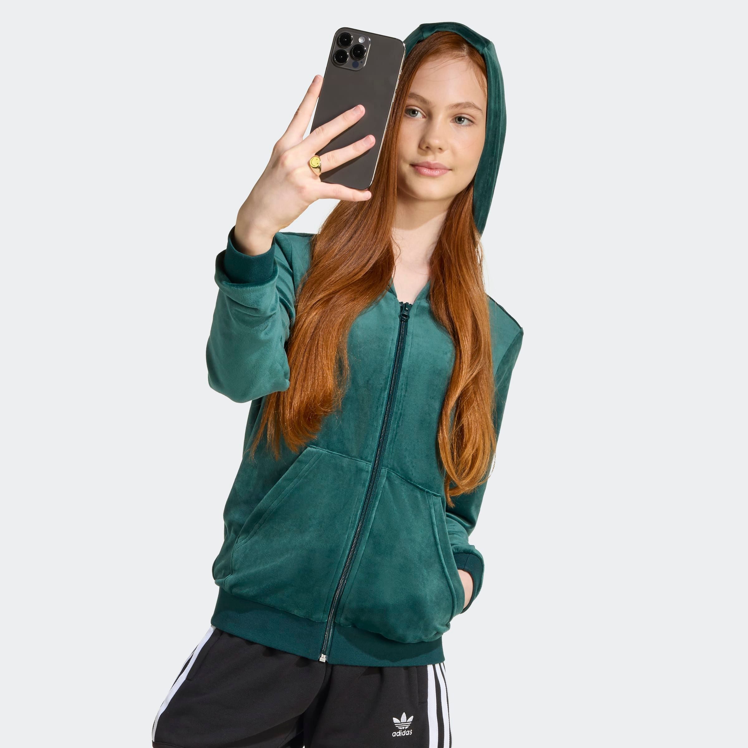 adidas Originals Hoodie VELOUR Z HOODIE